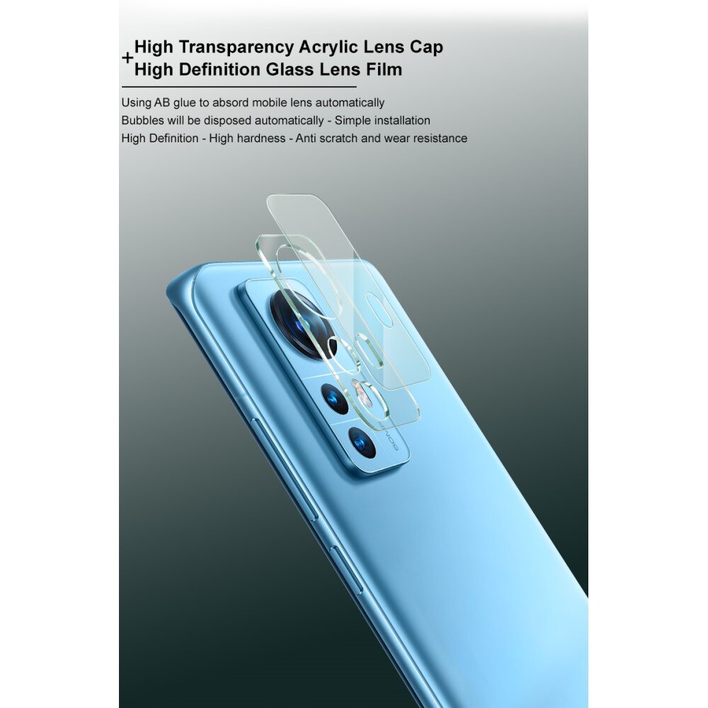Härdat Glas 0.2mm Linsskydd Xiaomi 12 Genomskinlig