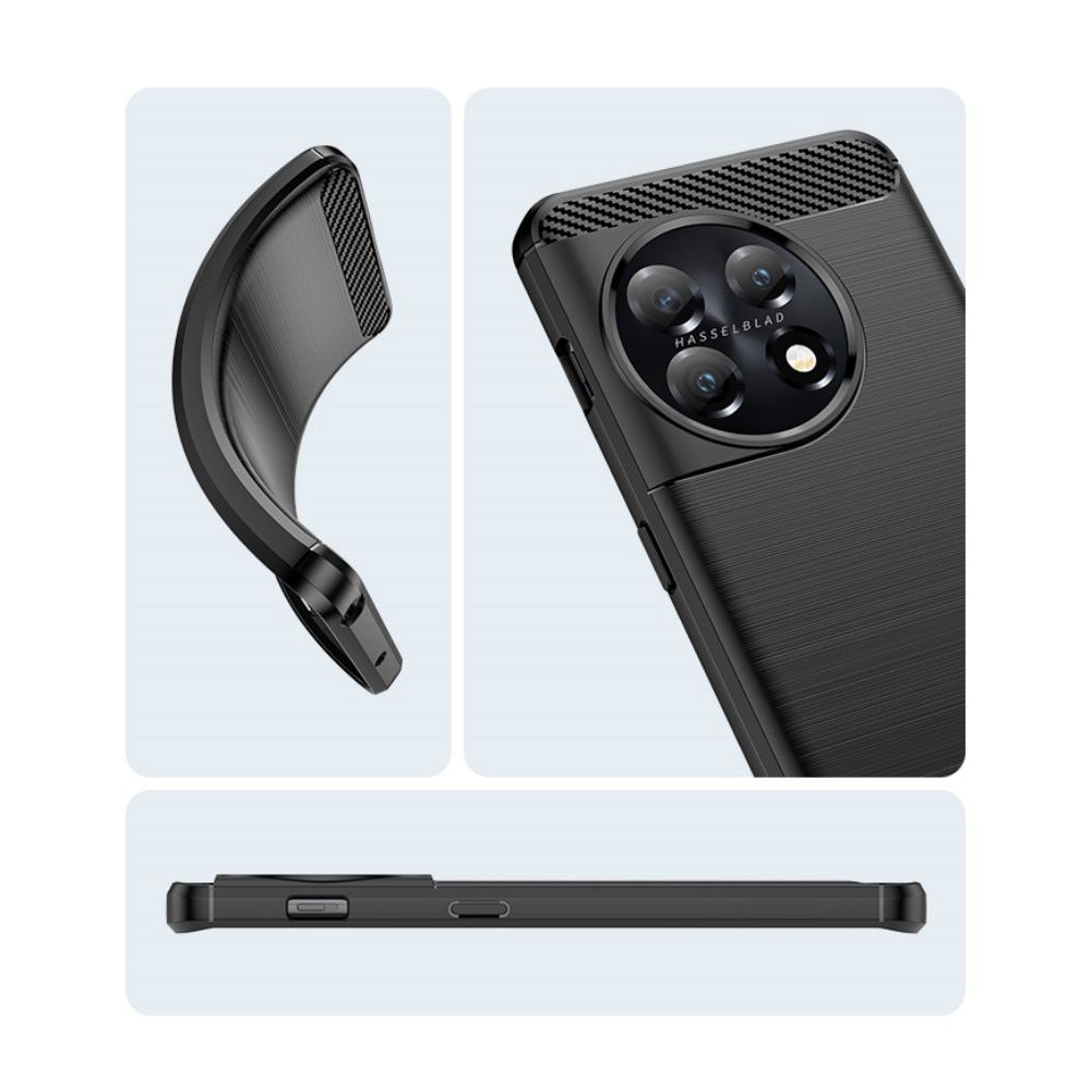 OnePlus 11 Skal TPU Brushed Black