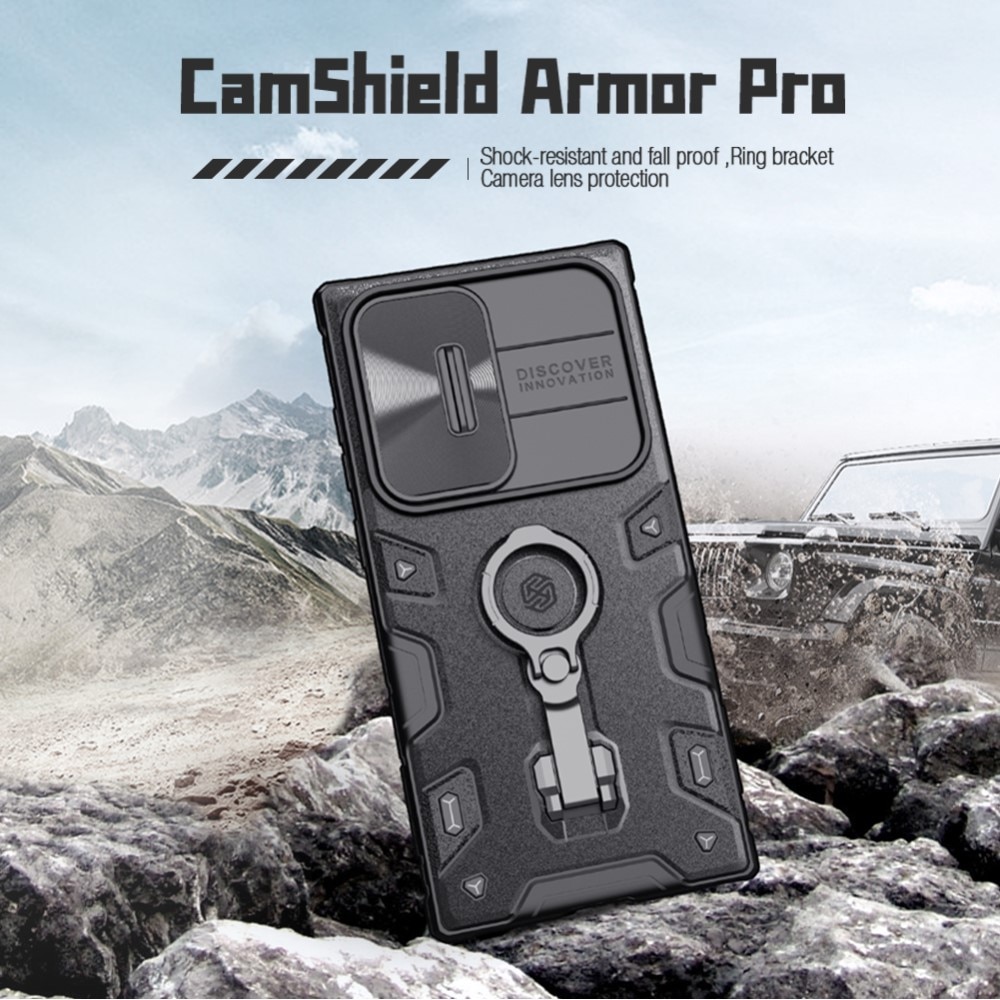 CamShield Armor Skal Samsung Galaxy S23 Ultra svart