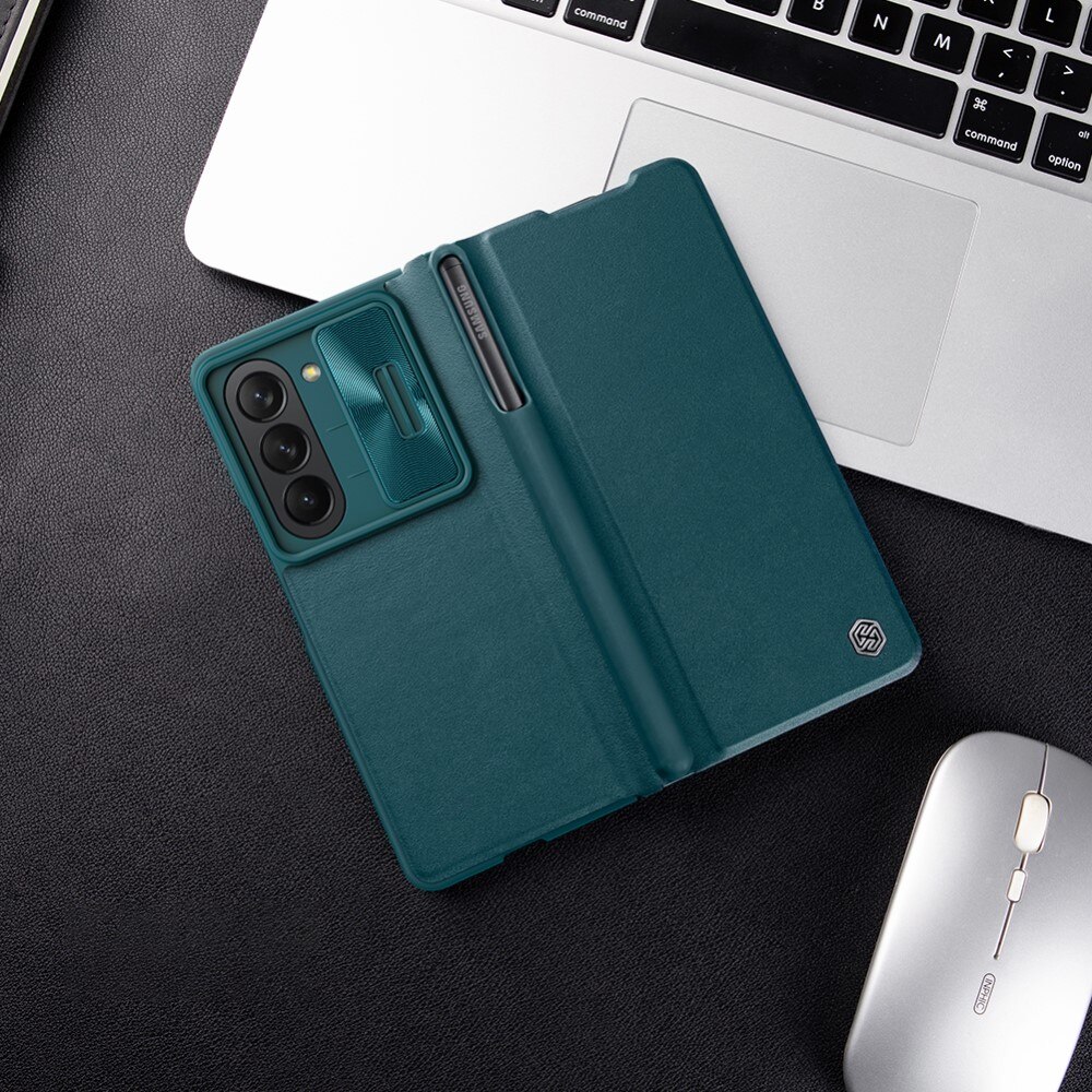 Qin Pro CamShield with Pen slot Galaxy Z Fold 5 Green