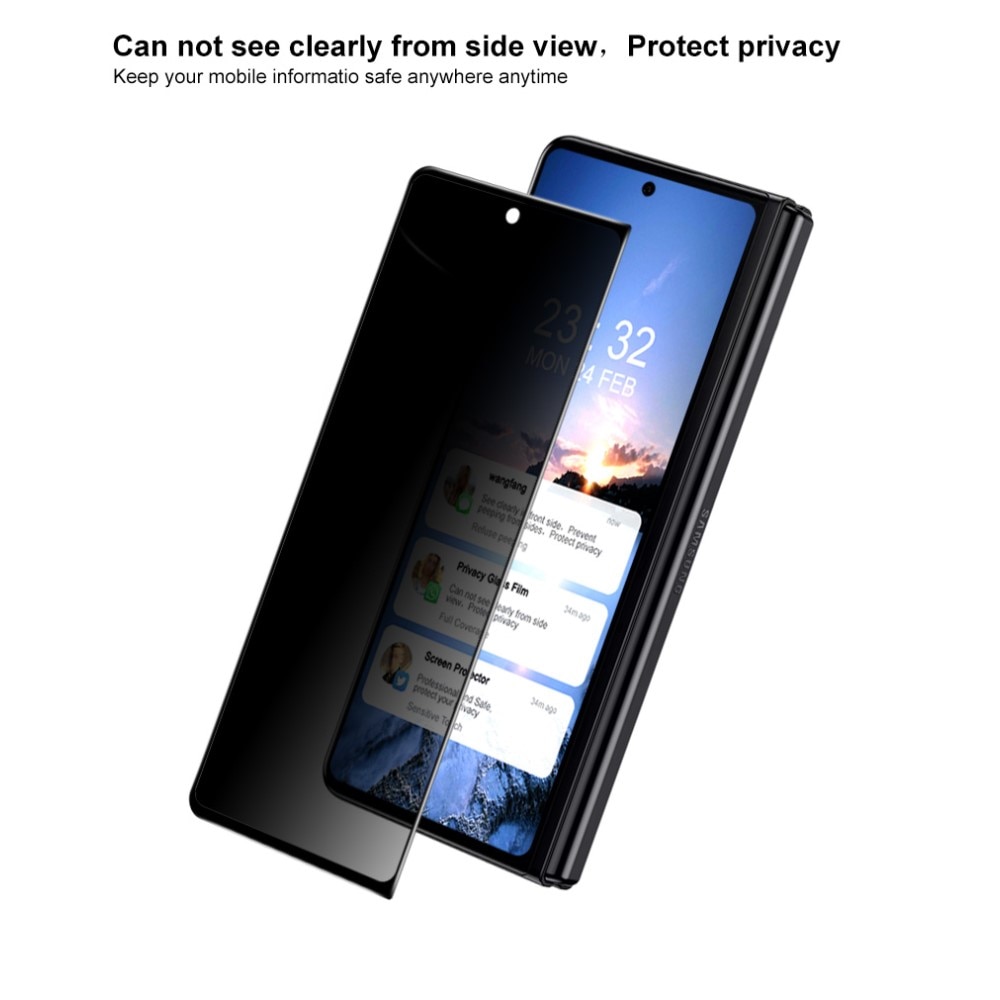 Heltäckande Privacy Skärmskydd Samsung Galaxy Z Fold 4