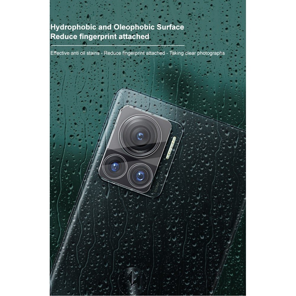 Härdat Glas 0.2mm Linsskydd Motorola Edge 30 Ultra Genomskinlig