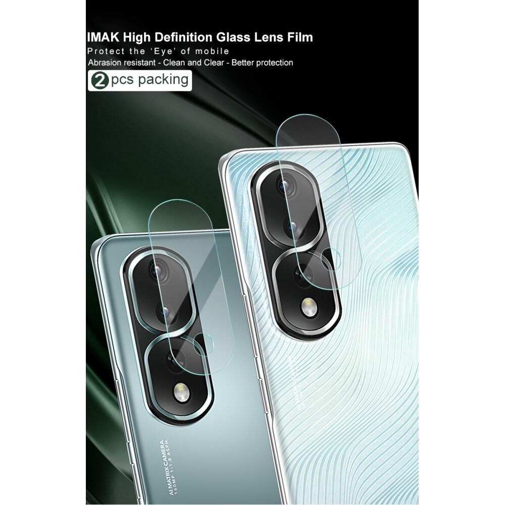 2-pack Härdat Glas Linsskydd Honor 80 Pro transparent