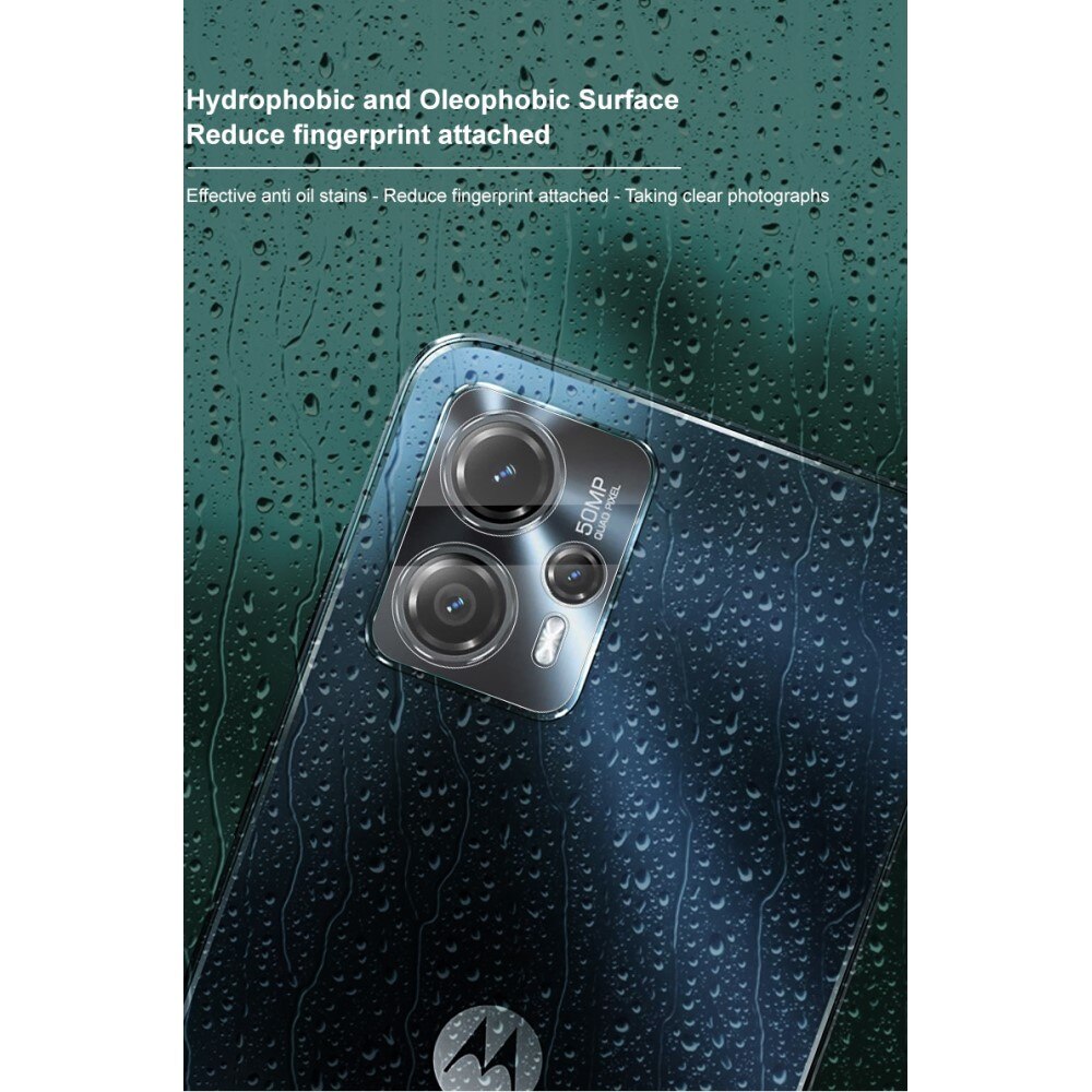 Härdat Glas 0.2mm Linsskydd Motorola Moto G13/Moto G23 Genomskinlig