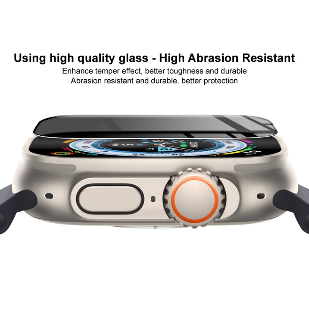 Privacy Härdat Glas Skärmskydd Apple Watch Ultra 49mm