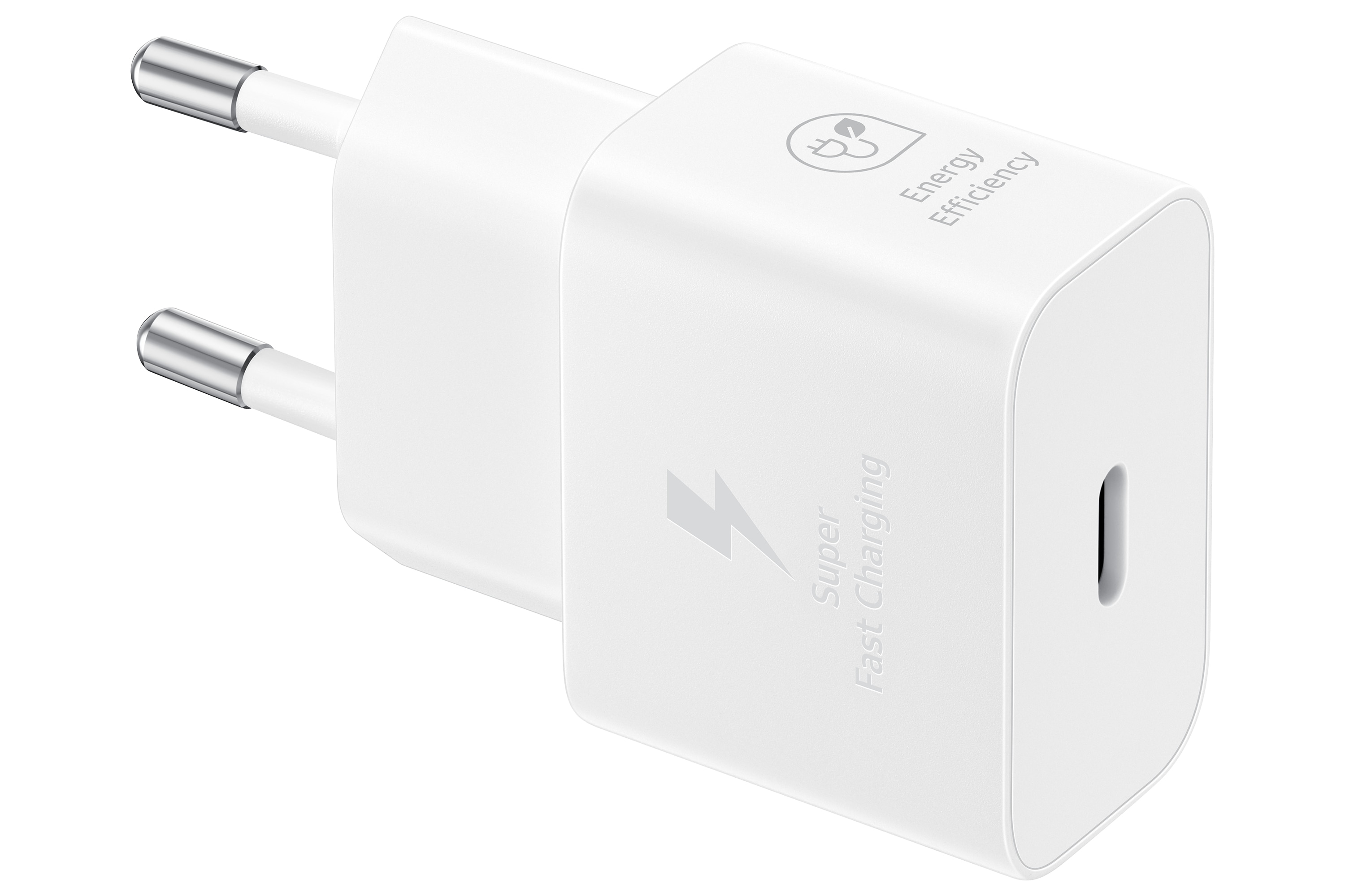 Power Väggladdare Fast Charge 25W PD USB-C vit