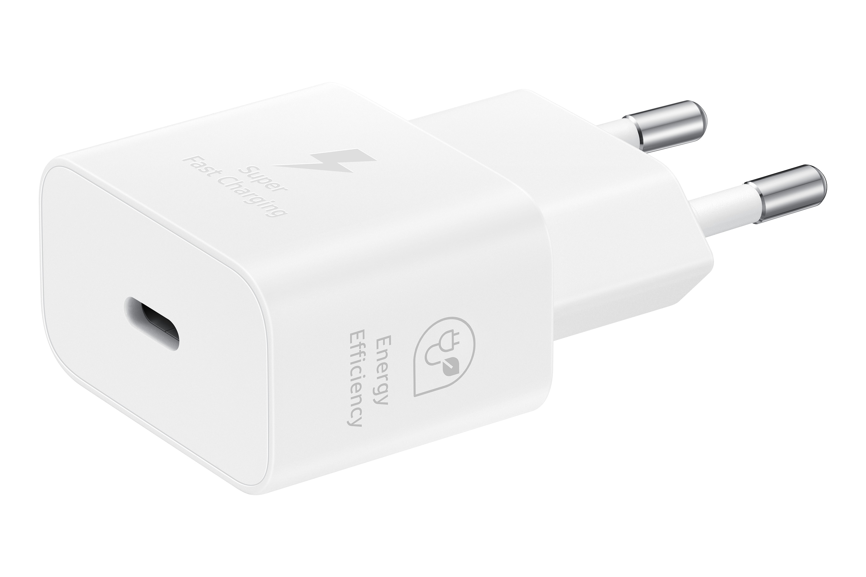 Power Väggladdare Fast Charge 25W PD USB-C vit