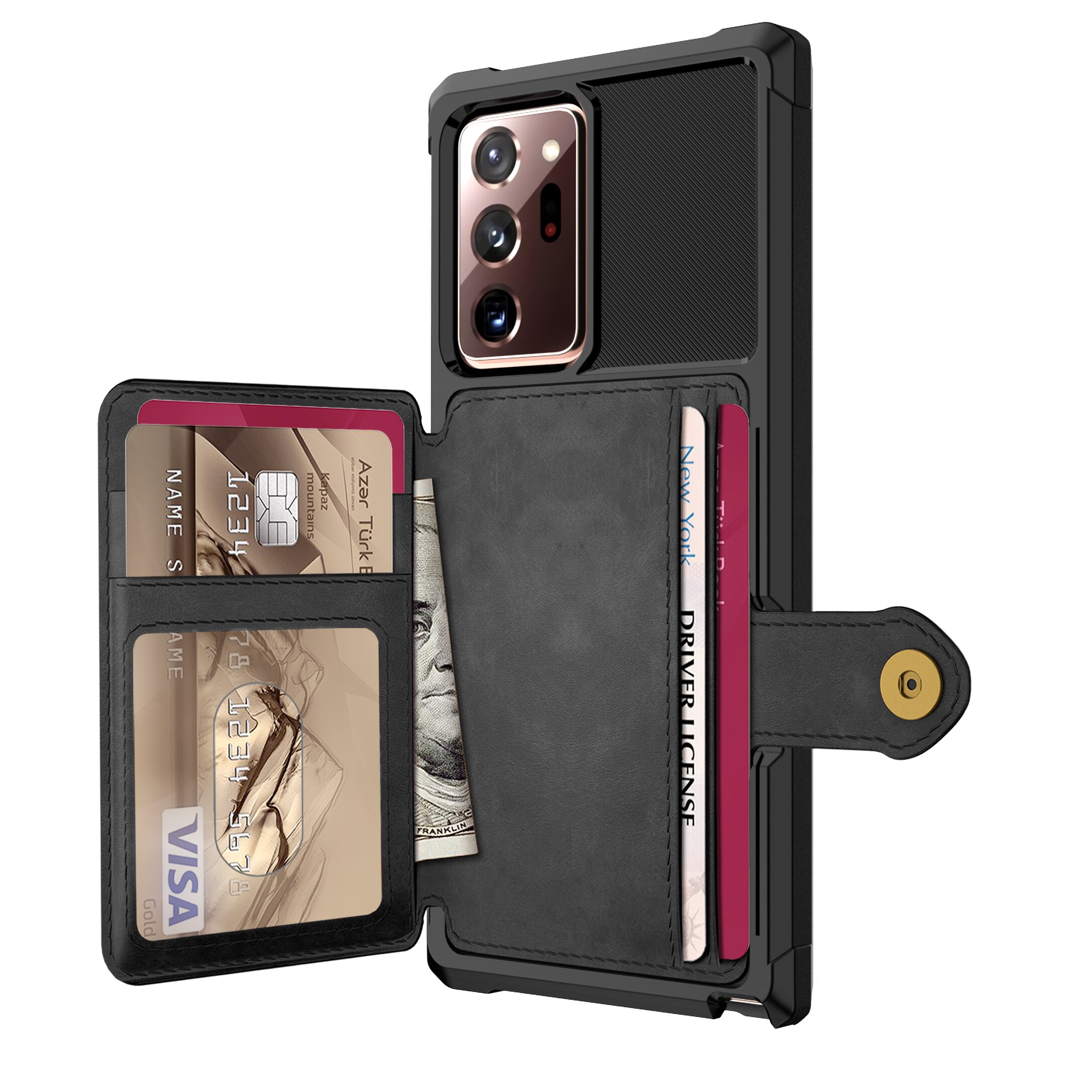 Tough Multi-slot Case Samsung Galaxy Note 20 Ultra Svart