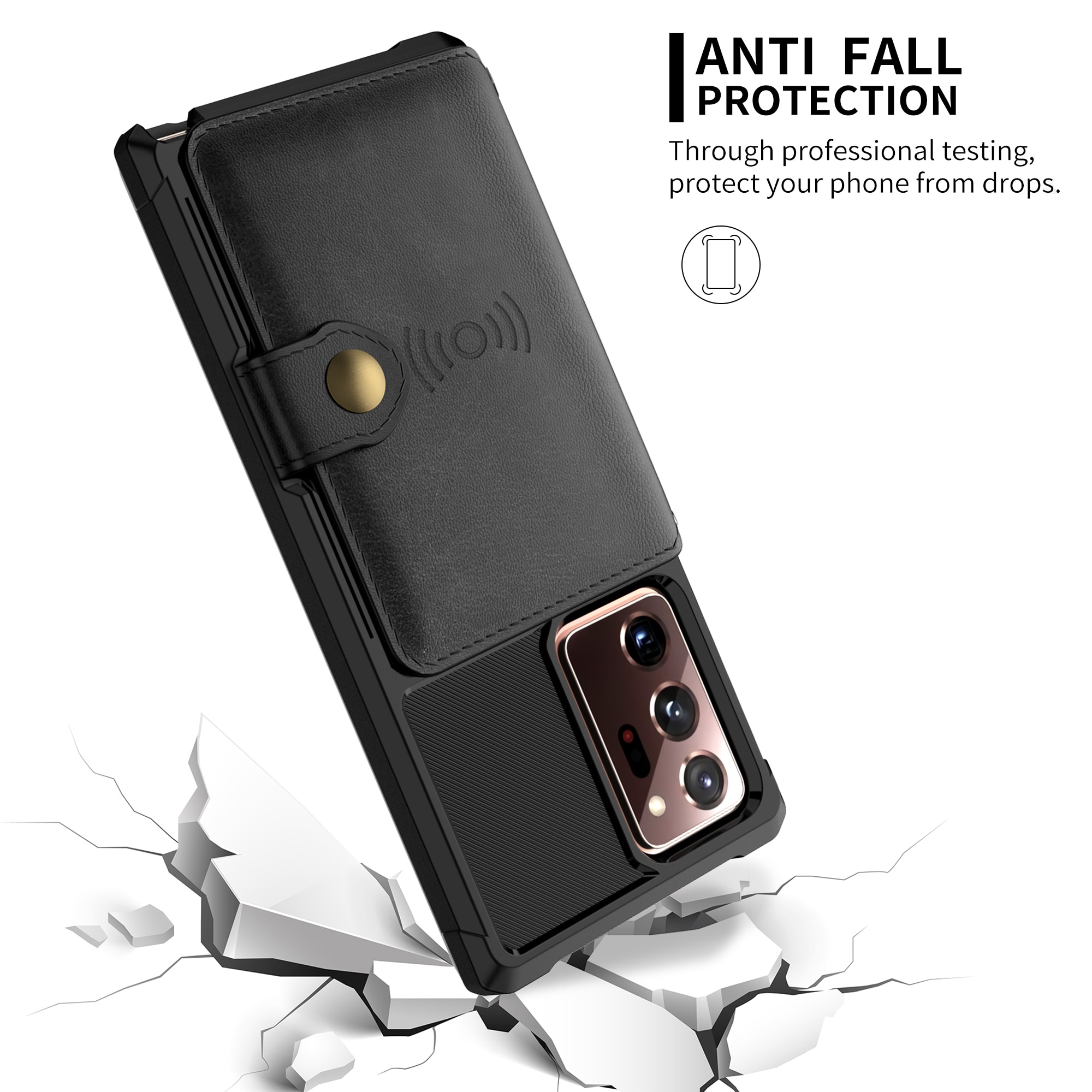 Tough Multi-slot Case Samsung Galaxy Note 20 Ultra Svart