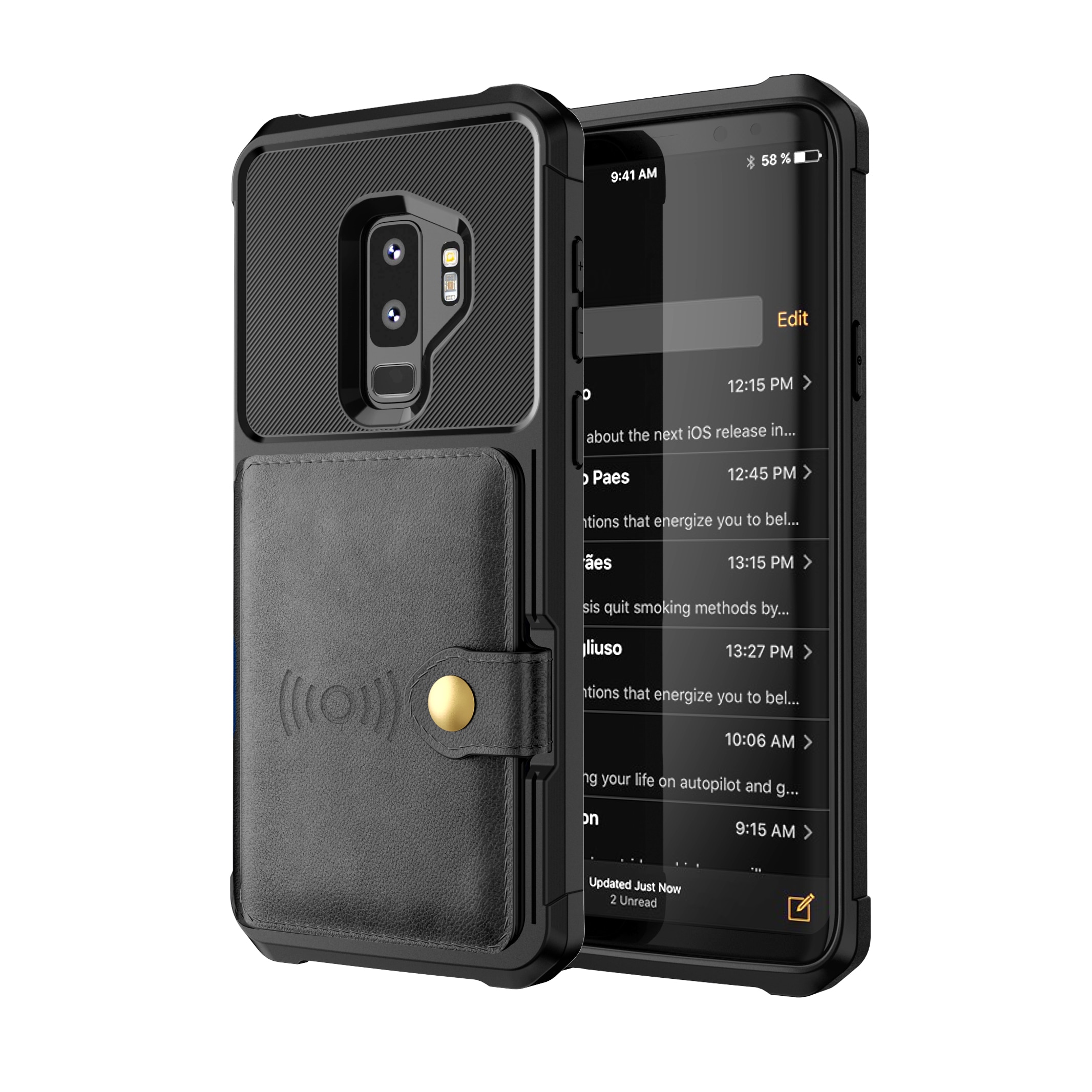 Tough Multi-slot Case Samsung Galaxy S9 Plus svart