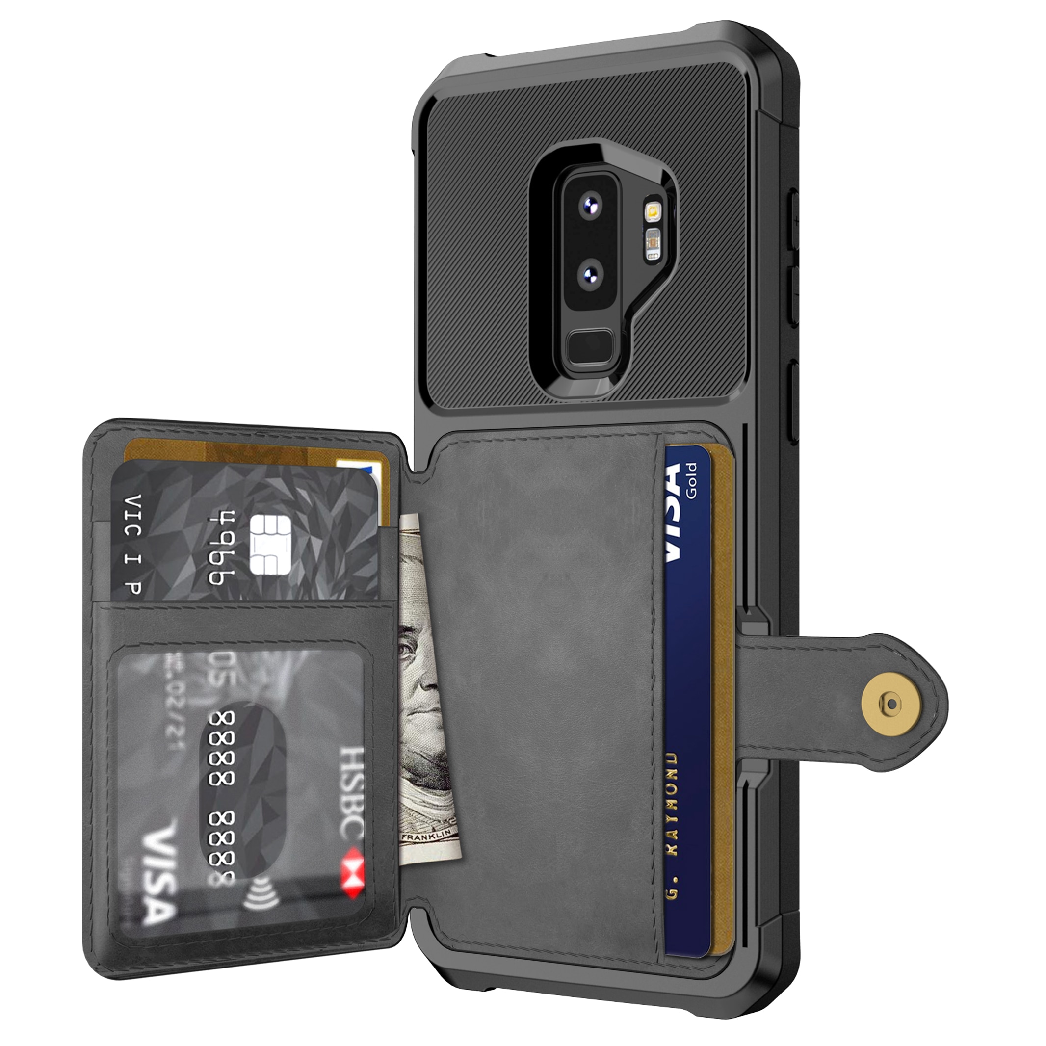 Tough Multi-slot Case Samsung Galaxy S9 Plus svart