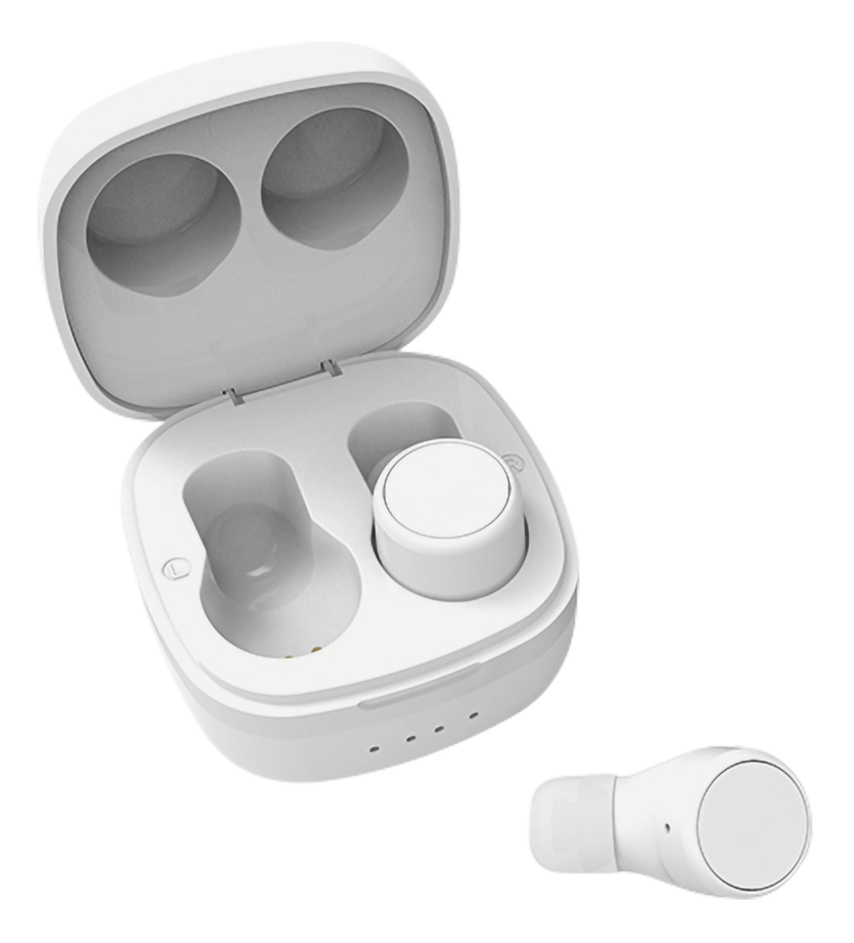 True Wireless Stereo in-ear hörlurar vit