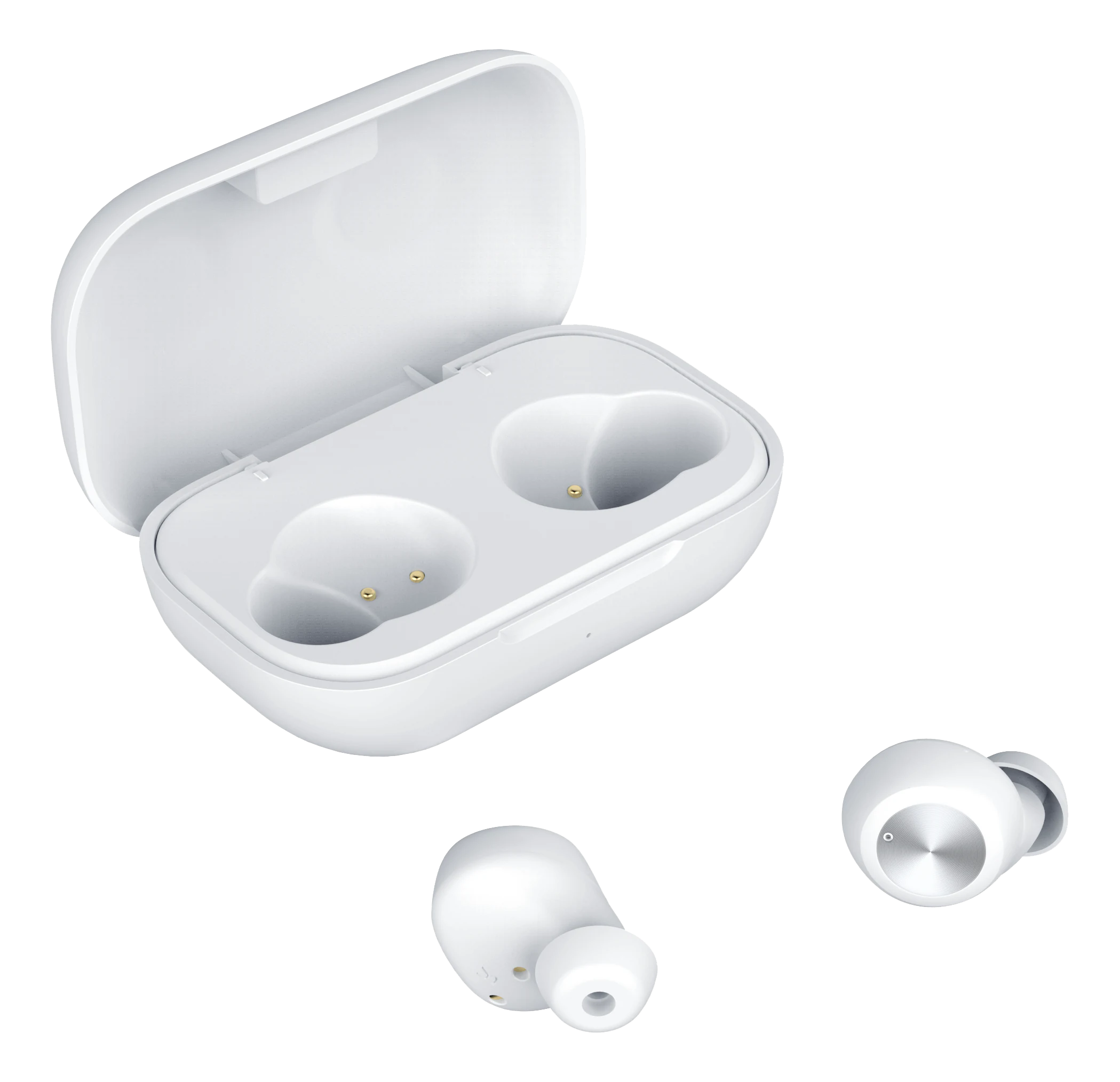 Trådlösa in-ear hörlurar TWS vit