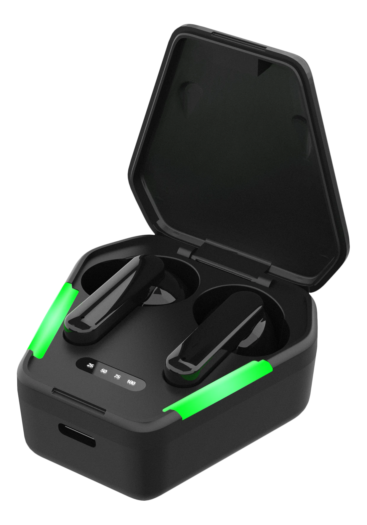 Gaming Trådlösa in-ear hörlurar True Wireless Stereo, svart