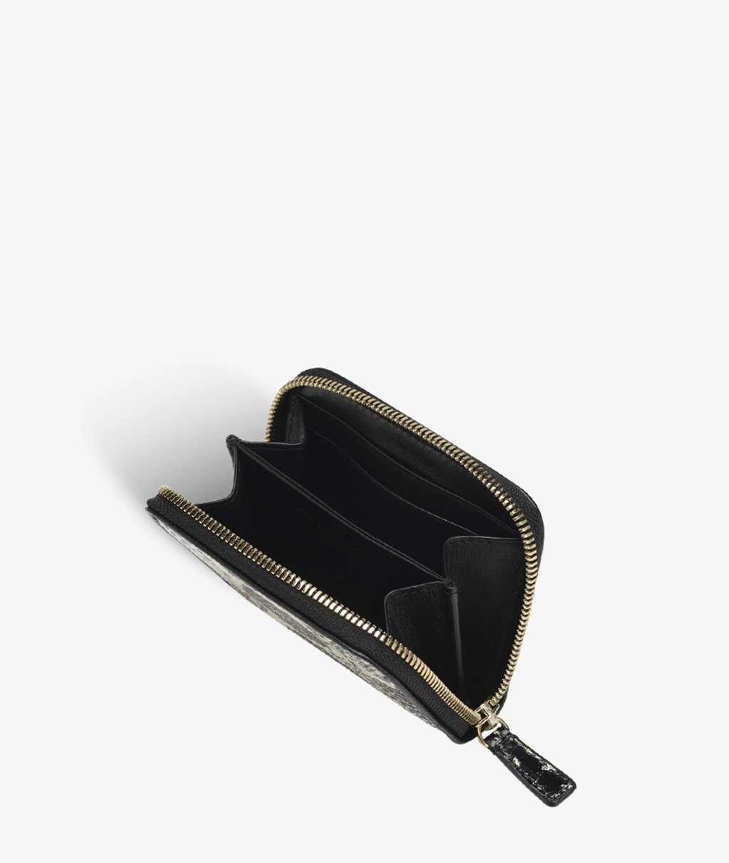 Zip Wallet Real Water Snake Bubbels White