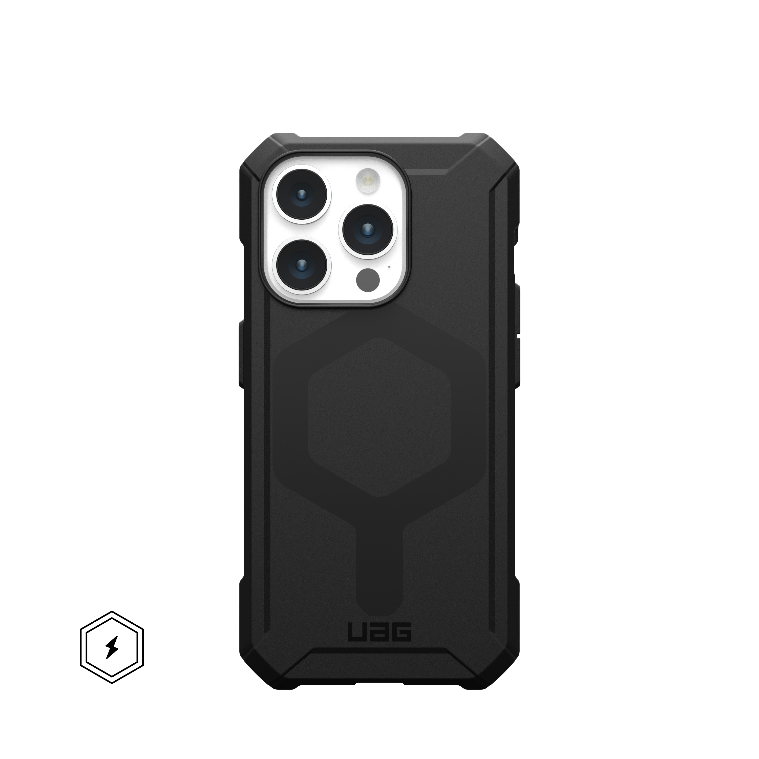 iPhone 15 Pro Essential Armor MagSafe Case Black