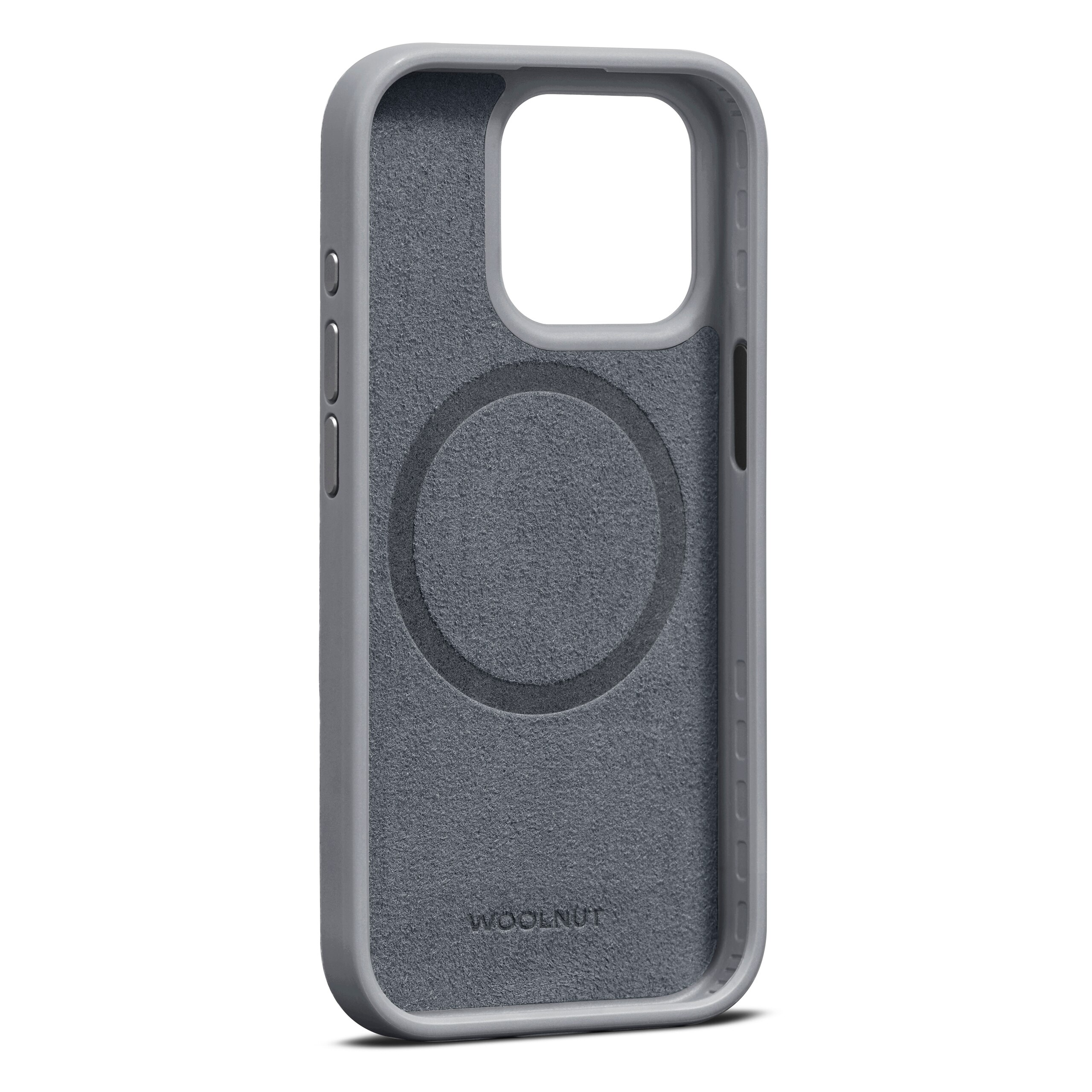 iPhone 15 Pro Leather Case MagSafe Grey