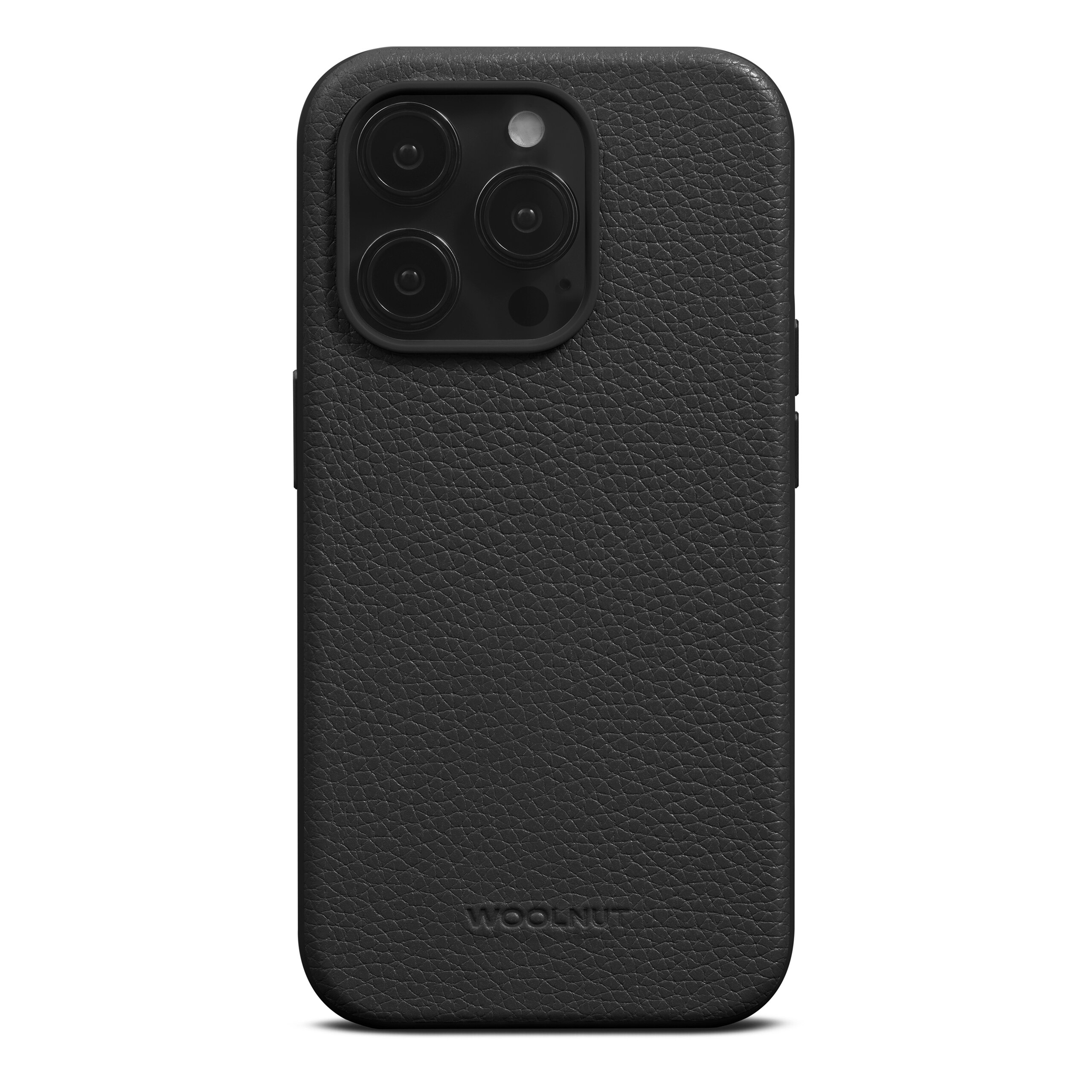 iPhone 15 Pro Leather Case MagSafe Black