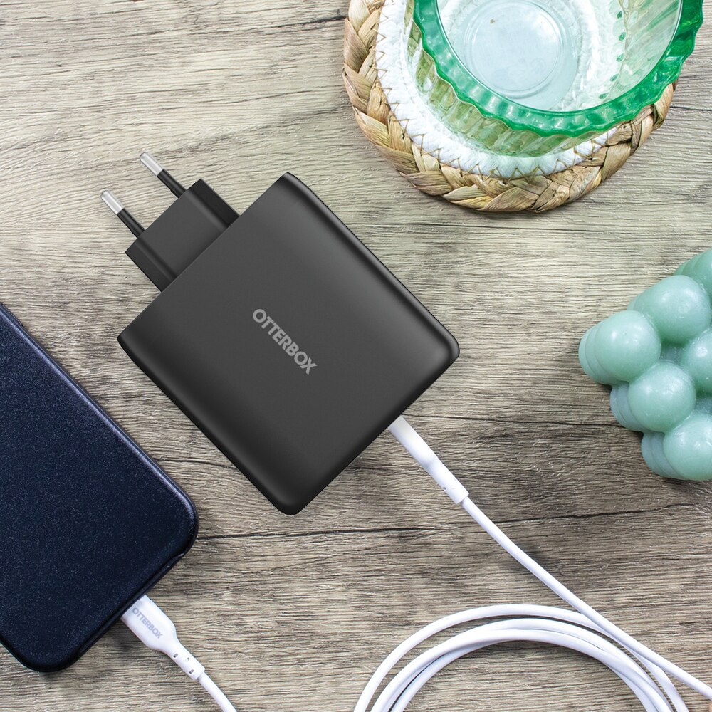 Väggladdare USB-C Four Port 100W Black