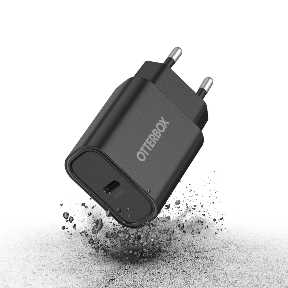 Väggladdare USB-C 20W PD Black