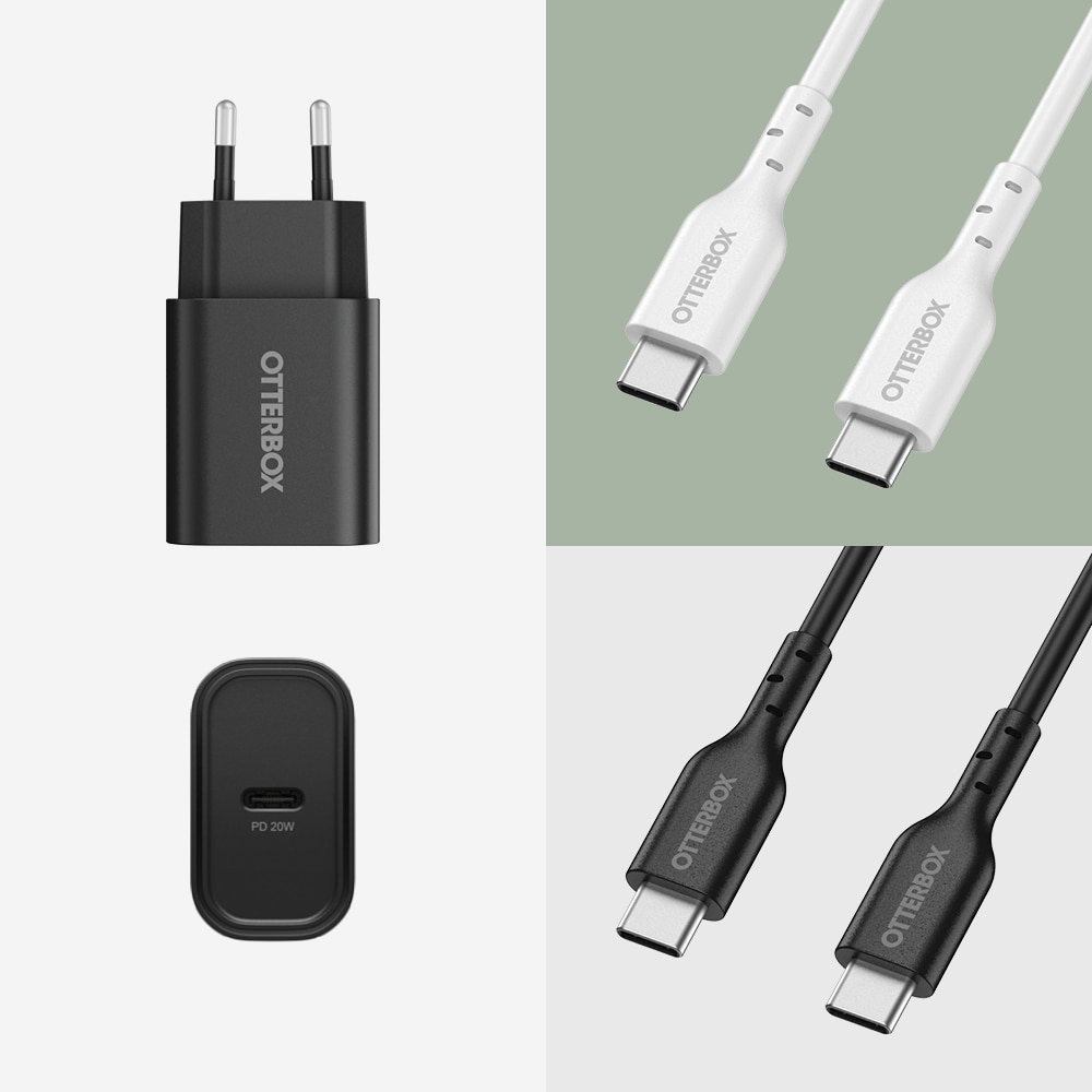 Väggladdare USB-C 20W PD Black