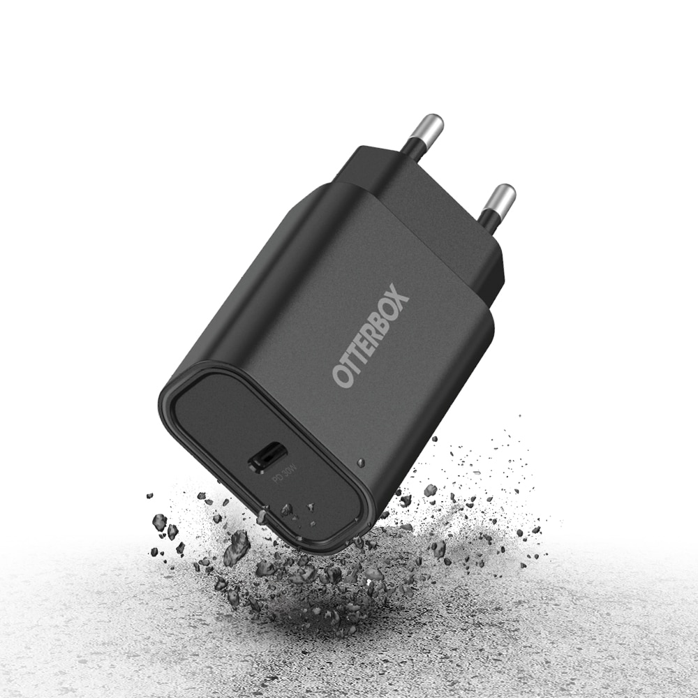 Väggladdare USB-C 30W PD Black