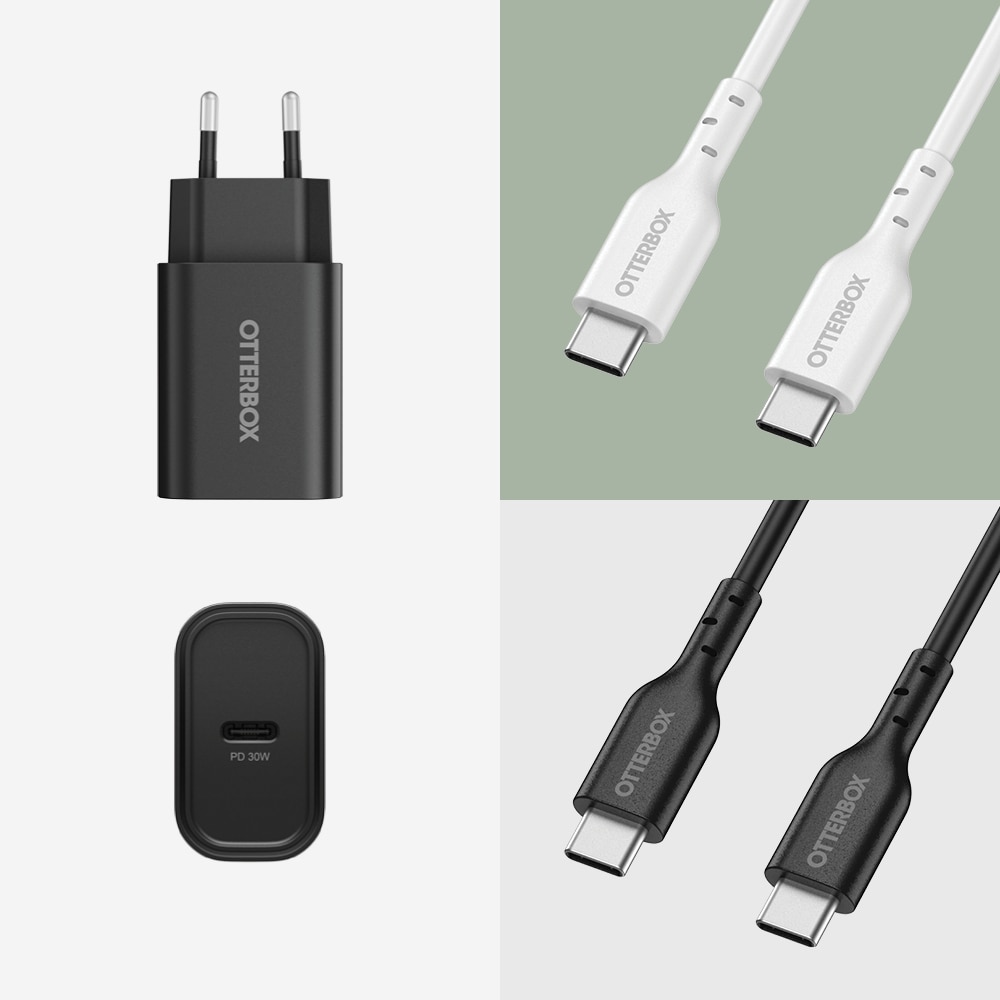 Väggladdare USB-C 30W PD Black