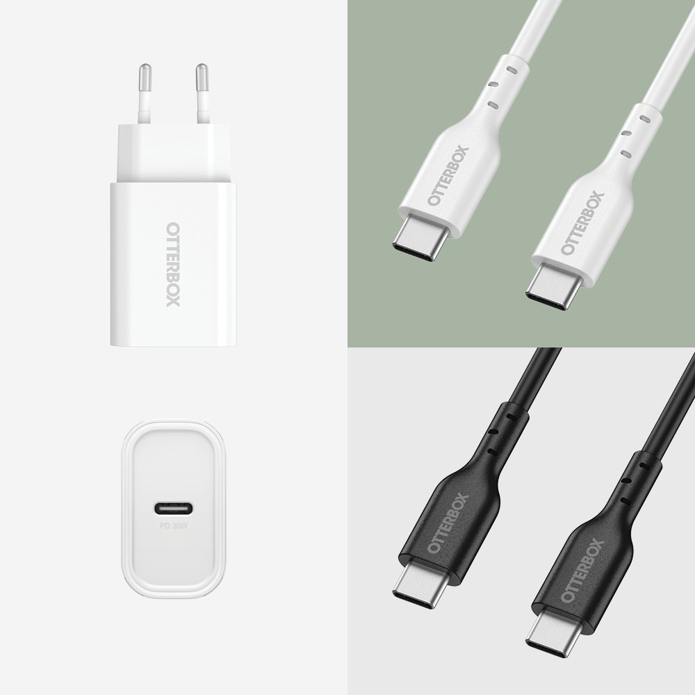 Väggladdare USB-C 30W PD White