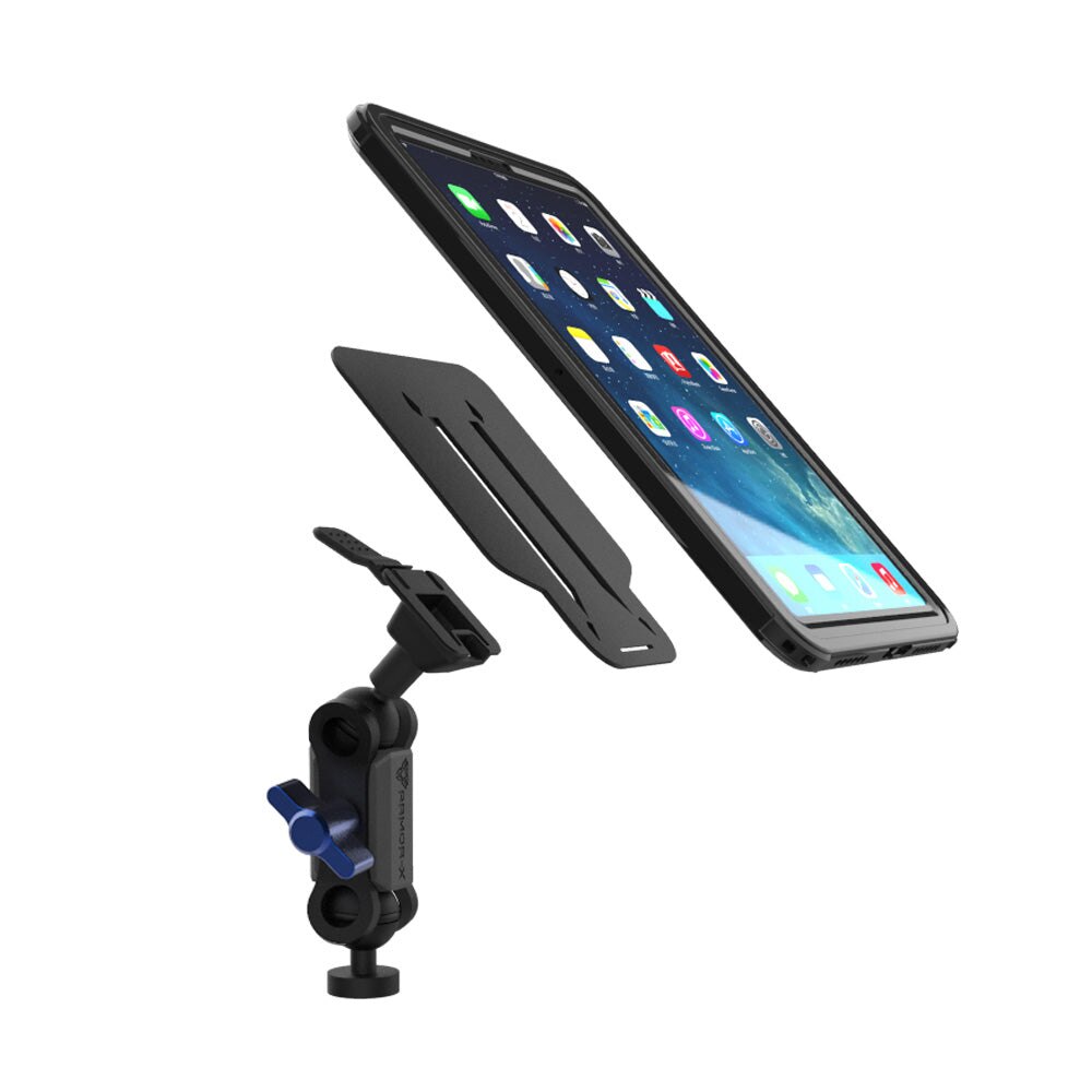 X-P4T Tablet Heavy-Duty 1/4" M6 Thread Mount for Tripod svart