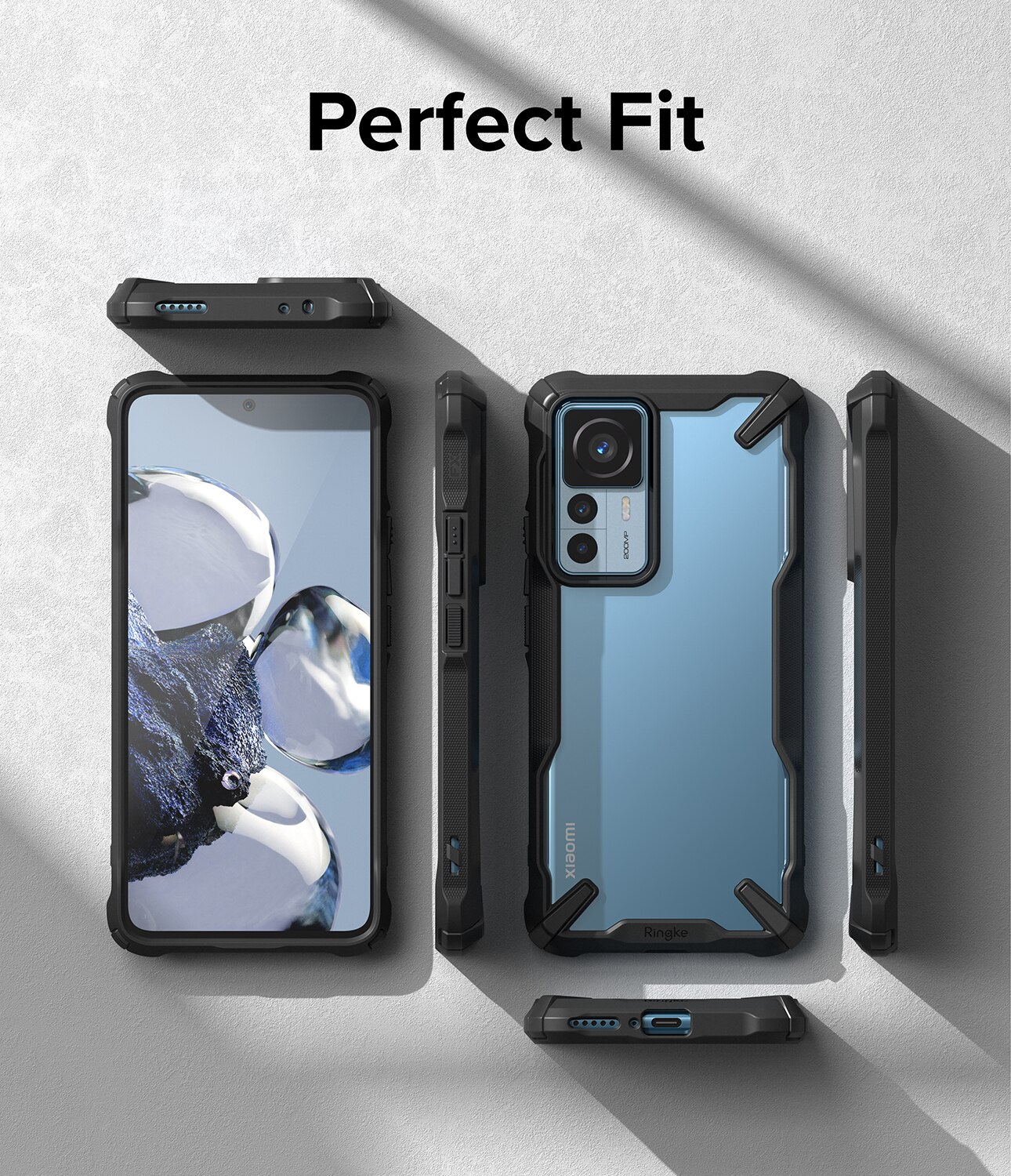 Fusion X Case Xiaomi 12T/12T Pro Svart
