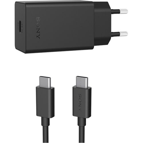 Snabbladdare Väggladdare + Kabel USB-C 30W svart