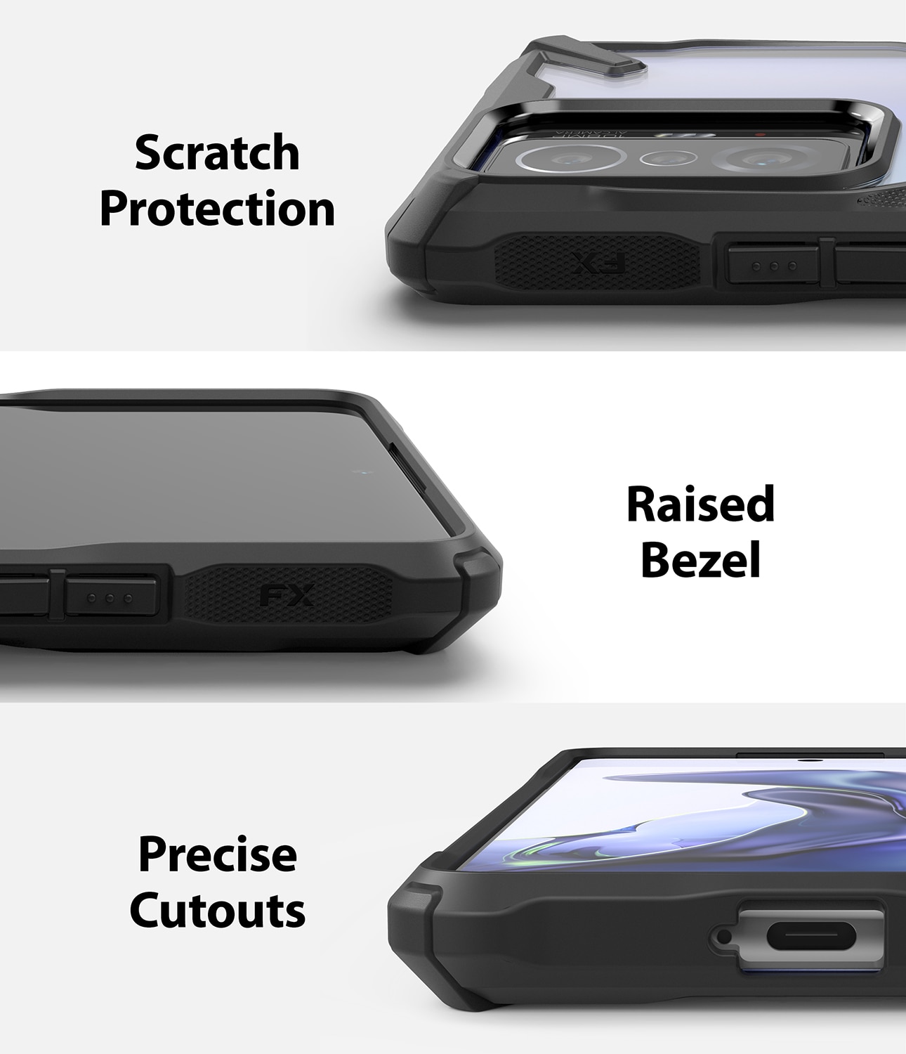 Fusion X Case Xiaomi 11T/11T Pro Black