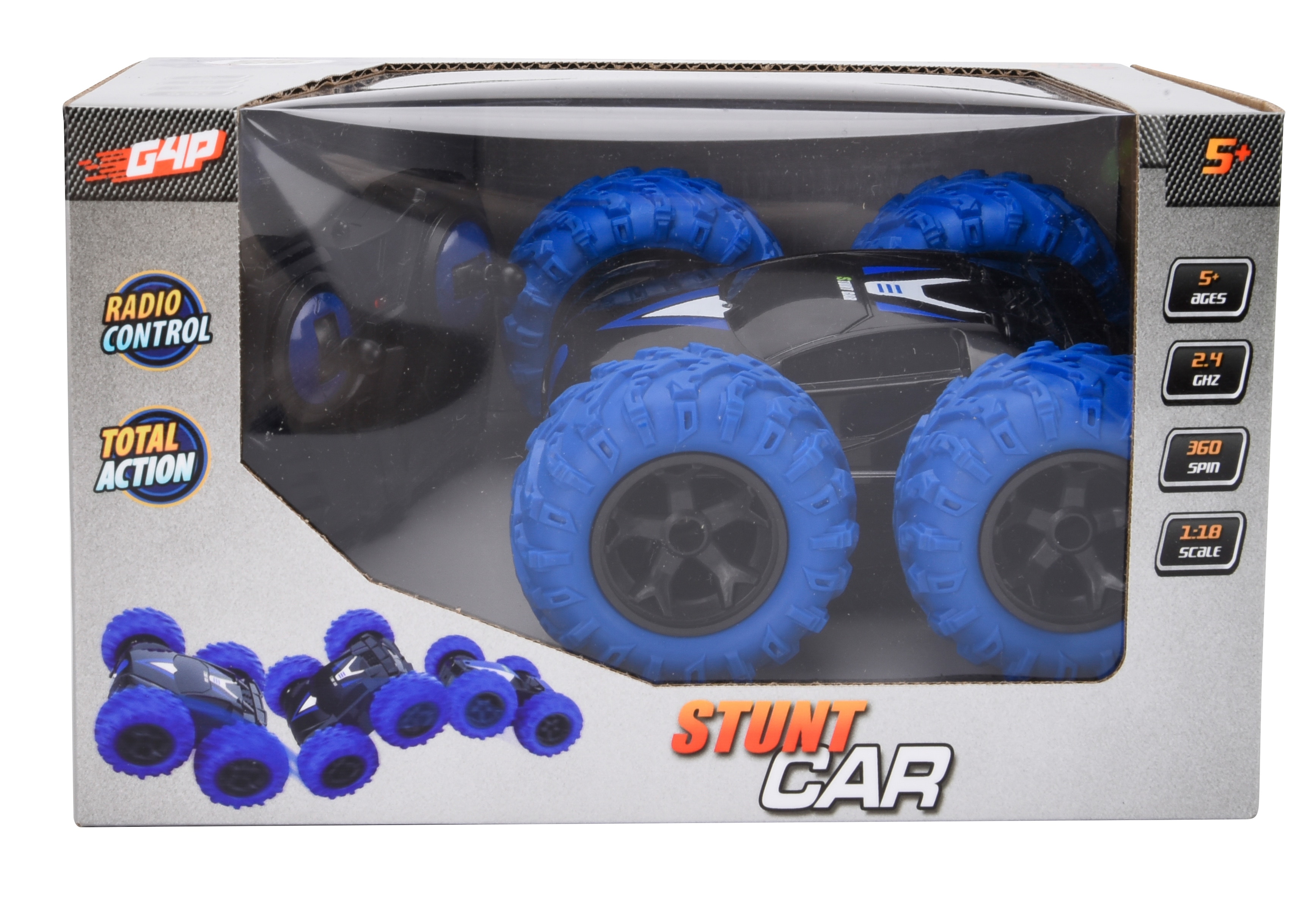 360 Stunt Car V2 blå