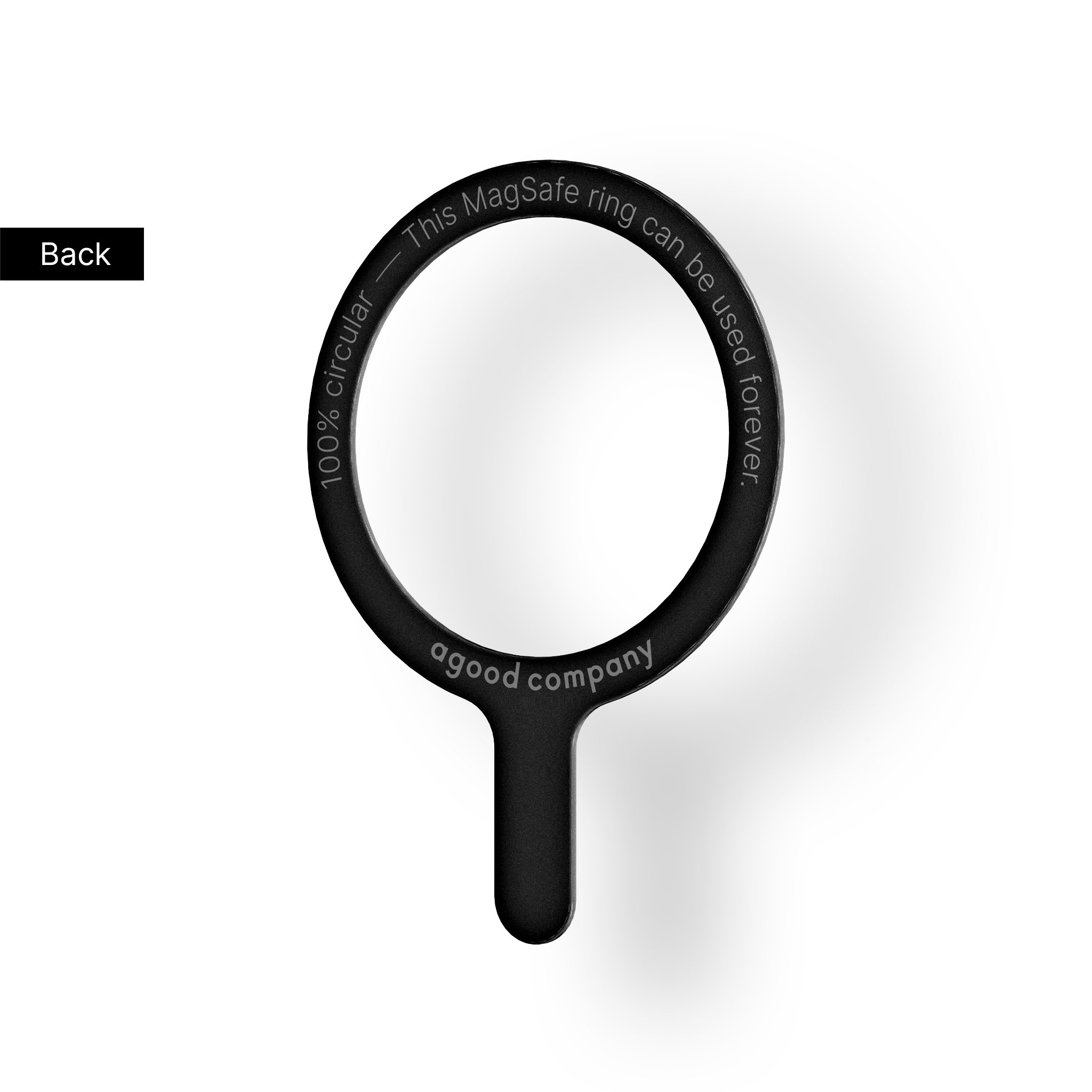 Avtagbar MagSafe-ring, svart