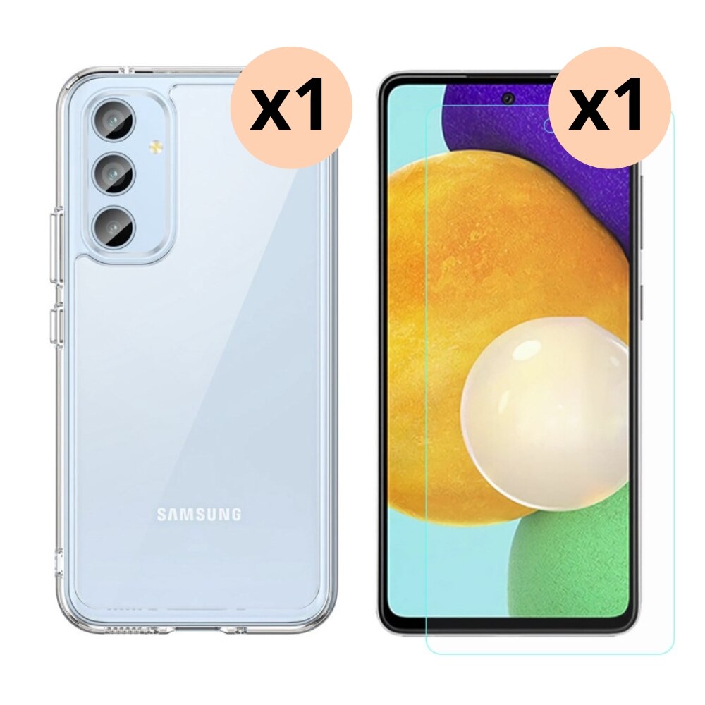 Samsung Galaxy A54 Kit med Skal och Skärmskydd