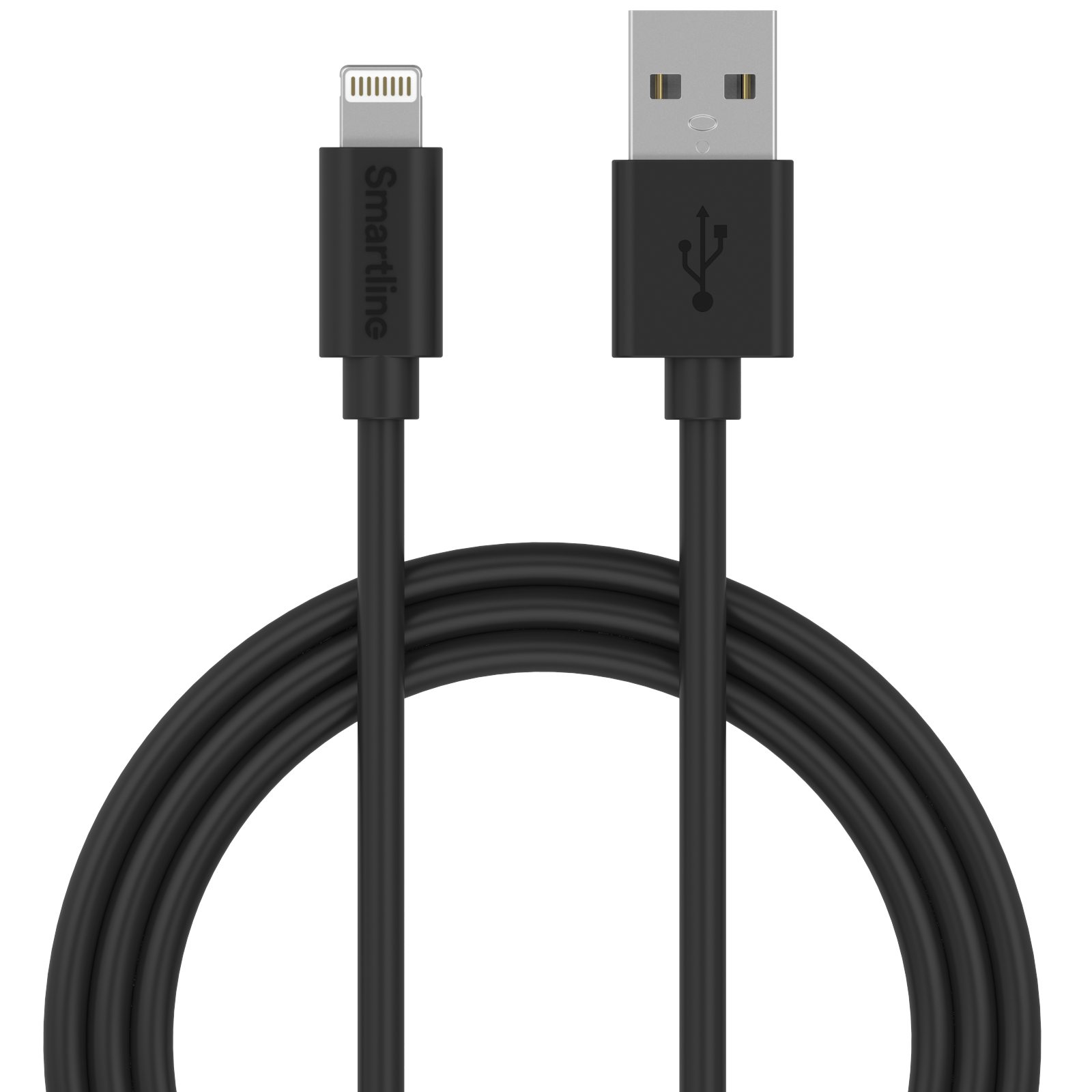 USB-kabel Lightning 3m Svart