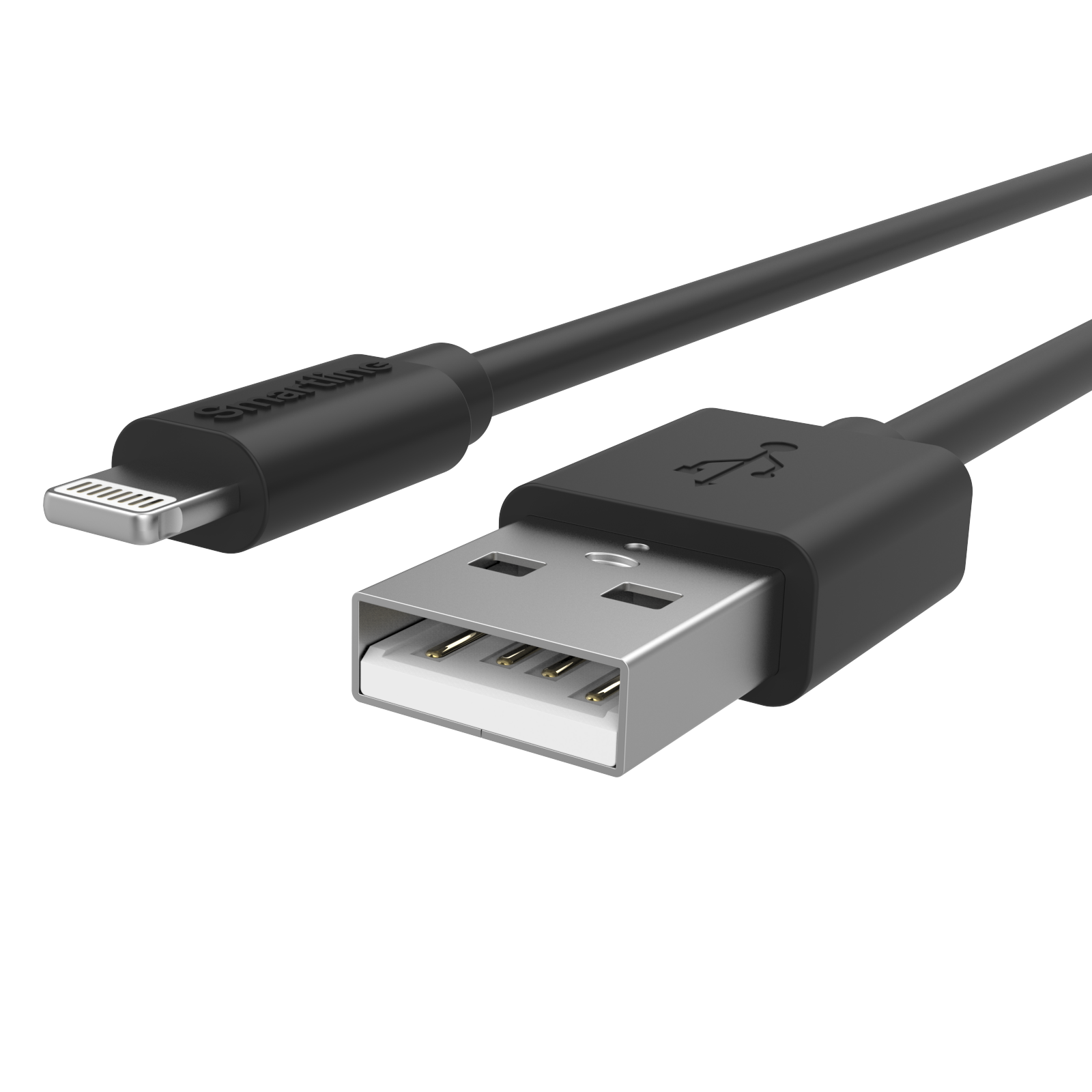 USB-kabel Lightning 3m Svart