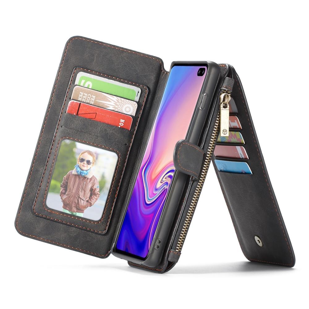 Multi-slot Flipfodral Galaxy S10 Plus grå