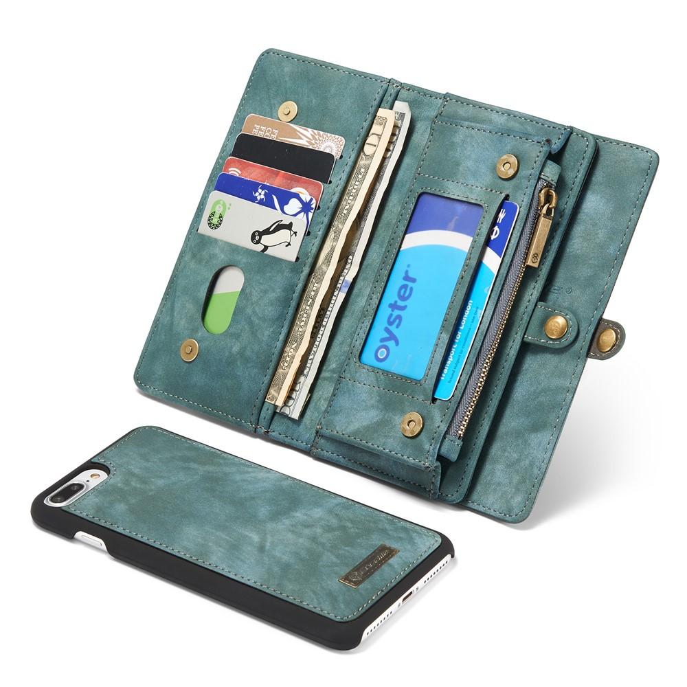 Multi-slot Plånboksfodral iPhone 7 Plus/8 Plus  blå
