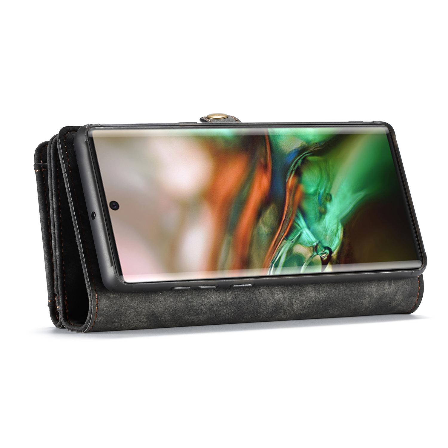 Multi-slot Plånboksfodral Galaxy Note 10 Plus grå