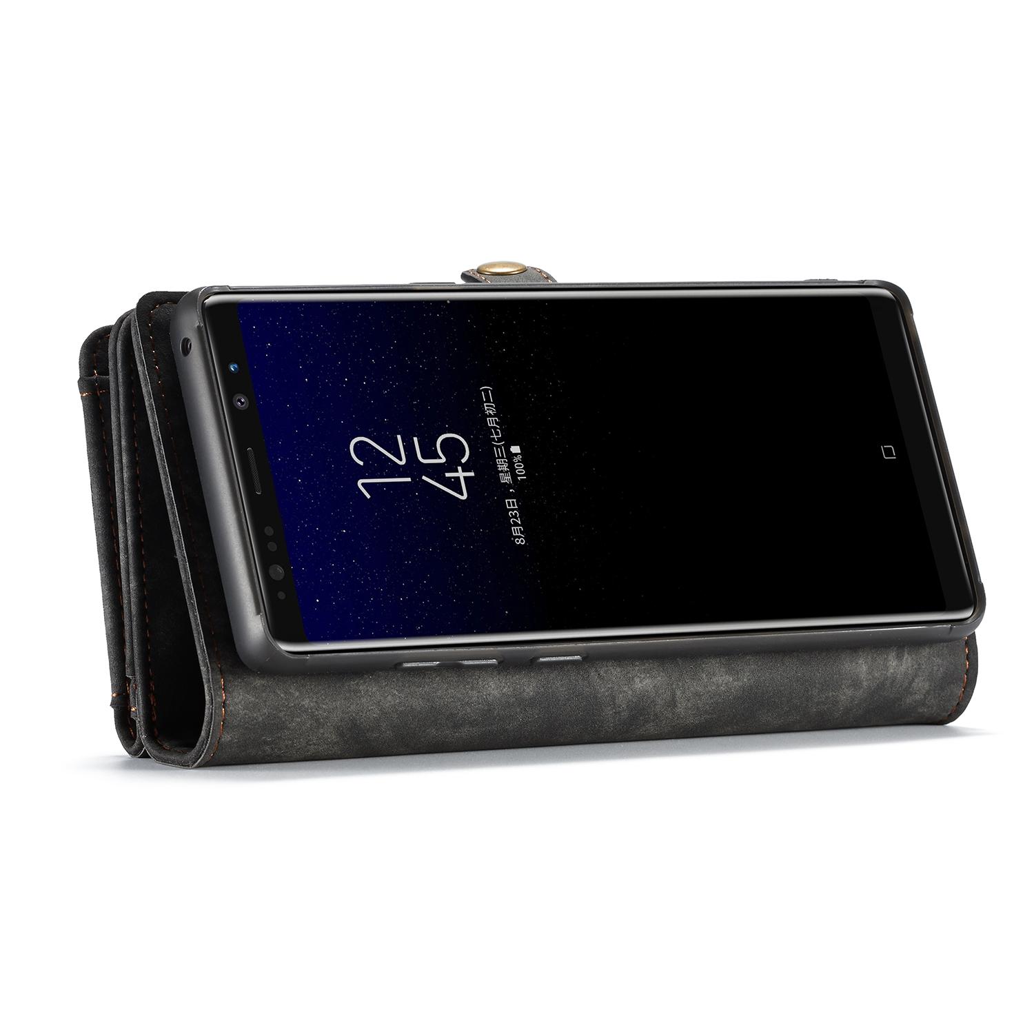 Multi-slot Plånboksfodral Samsung Galaxy Note 8 Grå