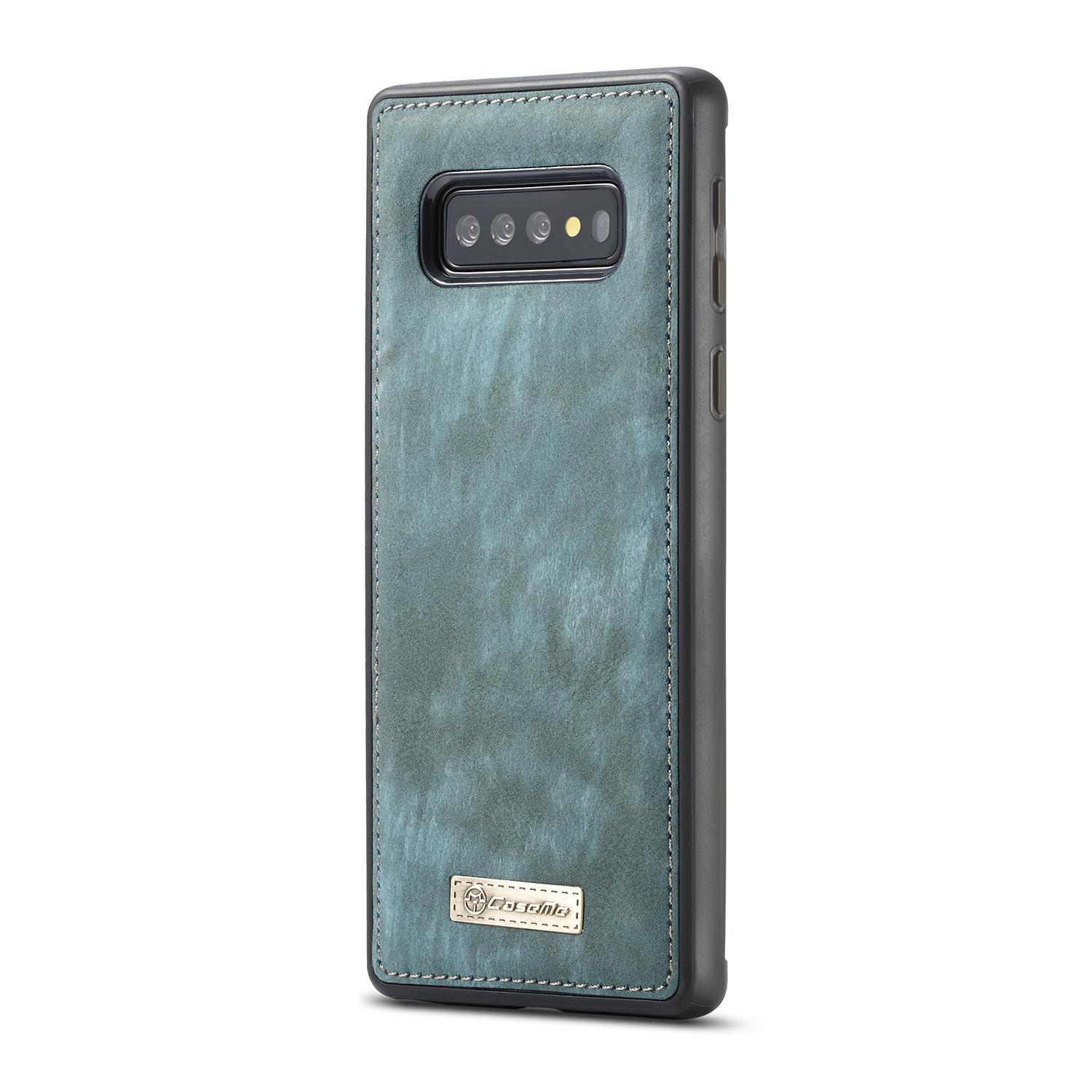 Multi-slot Plånboksfodral Samsung Galaxy S10 Plus Blå
