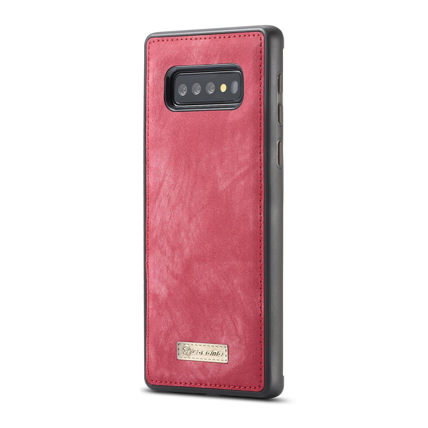 Multi-slot Plånboksfodral Galaxy S10 Plus röd