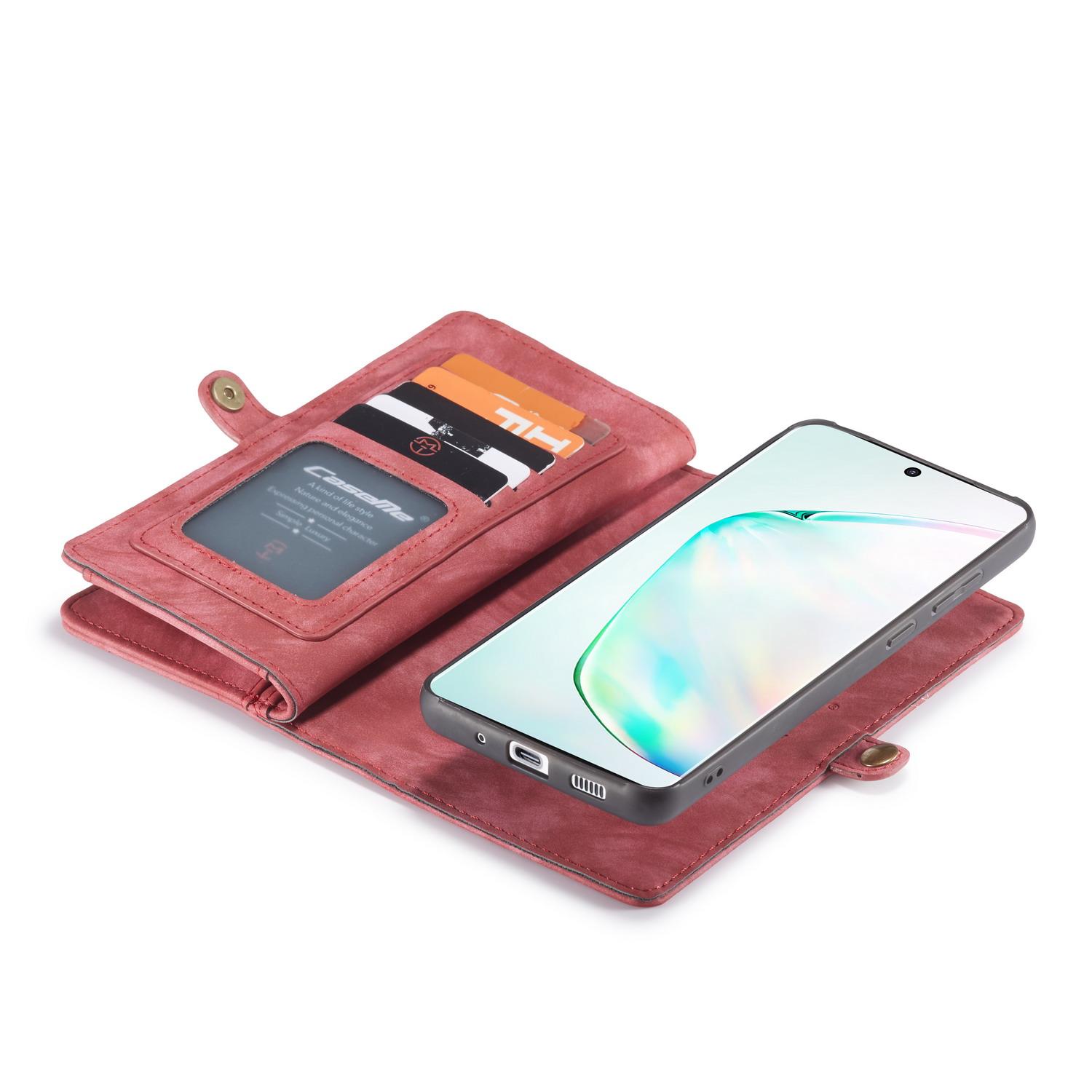 Multi-slot Plånboksfodral Samsung Galaxy S20 Ultra Röd