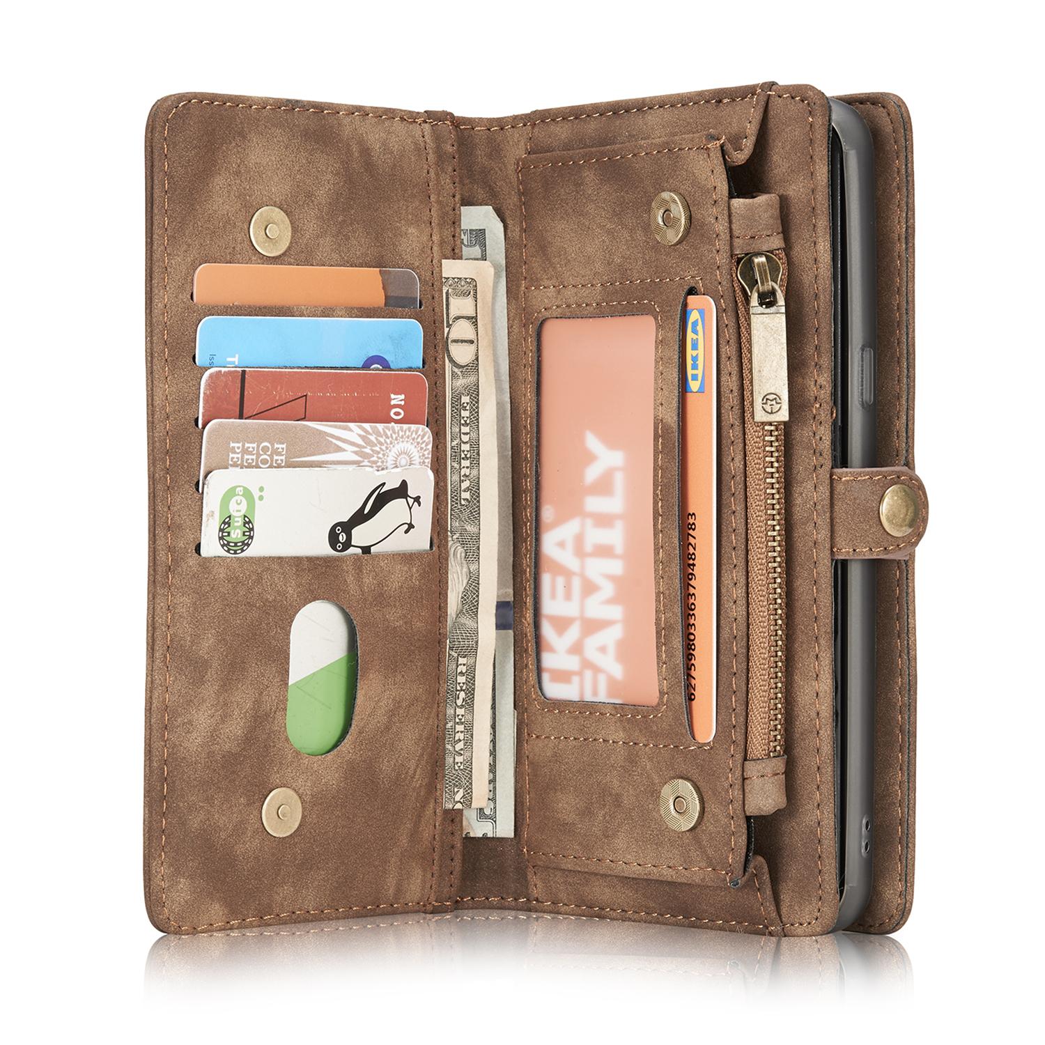 Multi-slot Plånboksfodral Samsung Galaxy S8 Brun