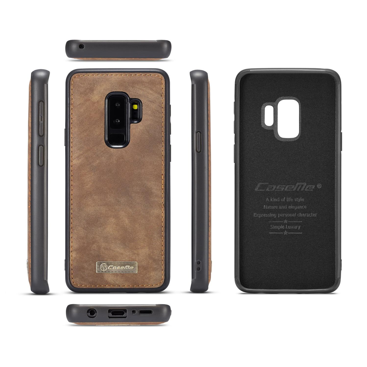 Multi-slot Plånboksfodral Galaxy S9 Plus brun