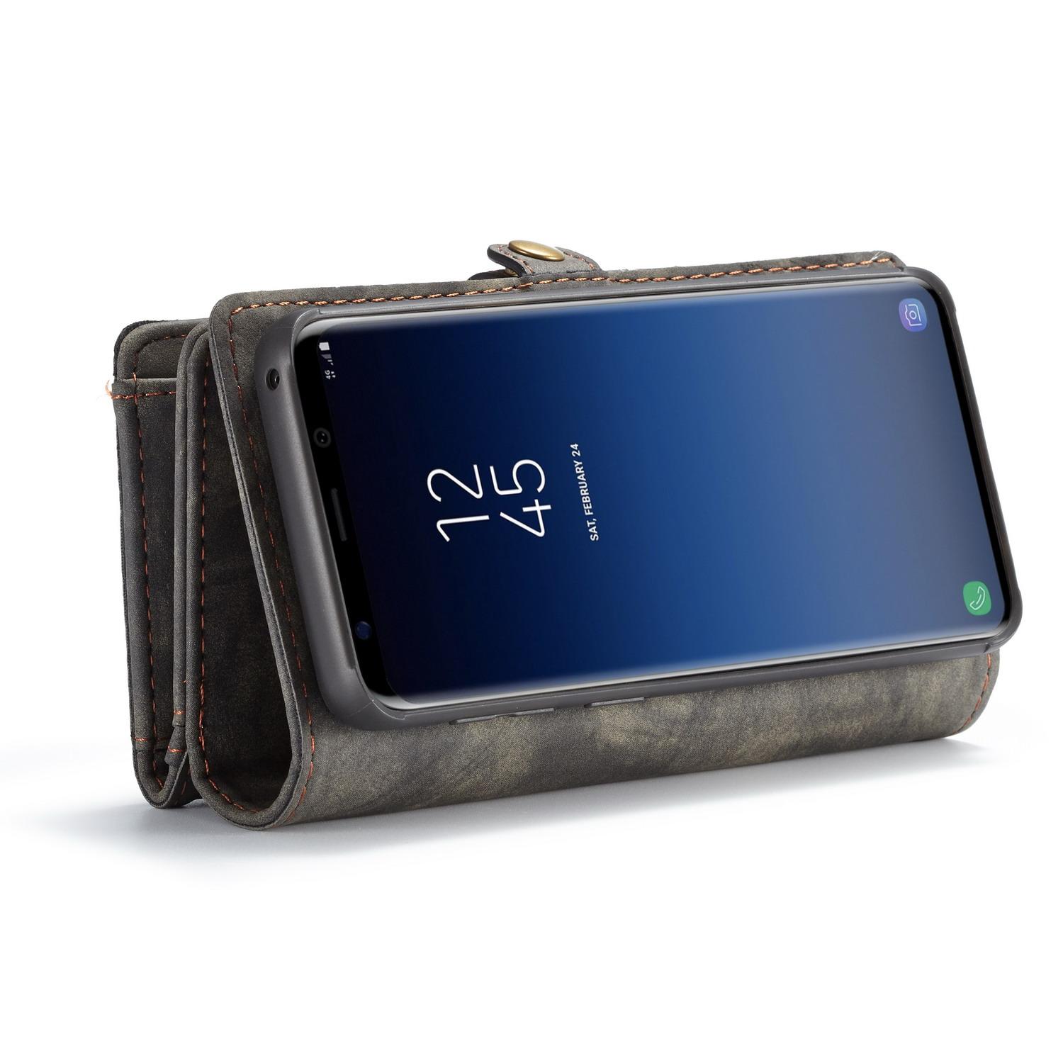 Multi-slot Plånboksfodral Samsung Galaxy S9 Plus Grå