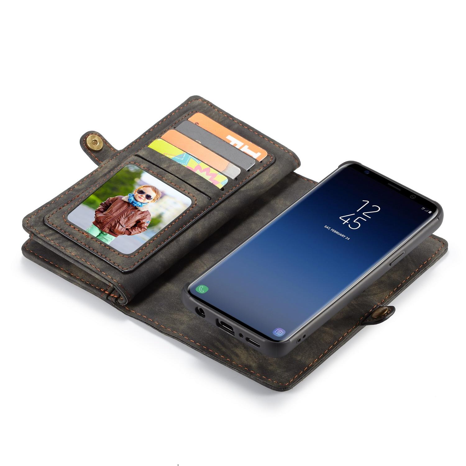 Multi-slot Plånboksfodral Galaxy S9 Plus grå