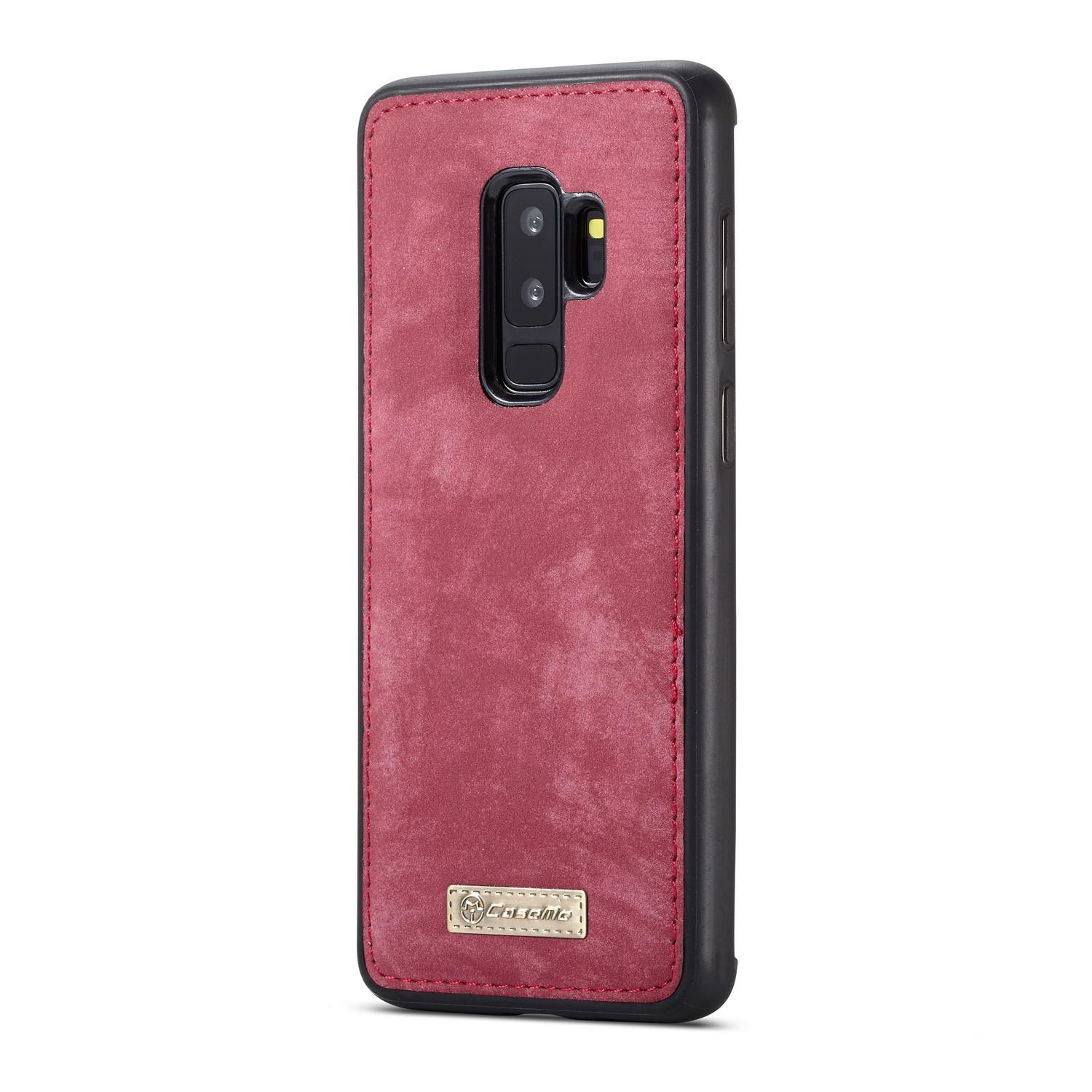 Multi-slot Plånboksfodral Samsung Galaxy S9 Plus Röd
