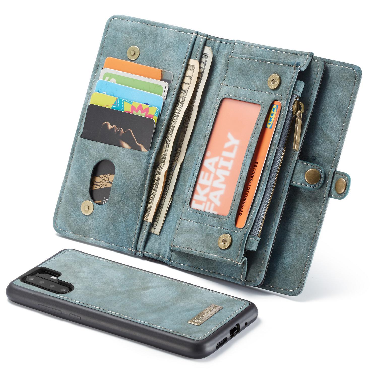 Multi-slot Plånboksfodral Huawei P30 Pro Blå